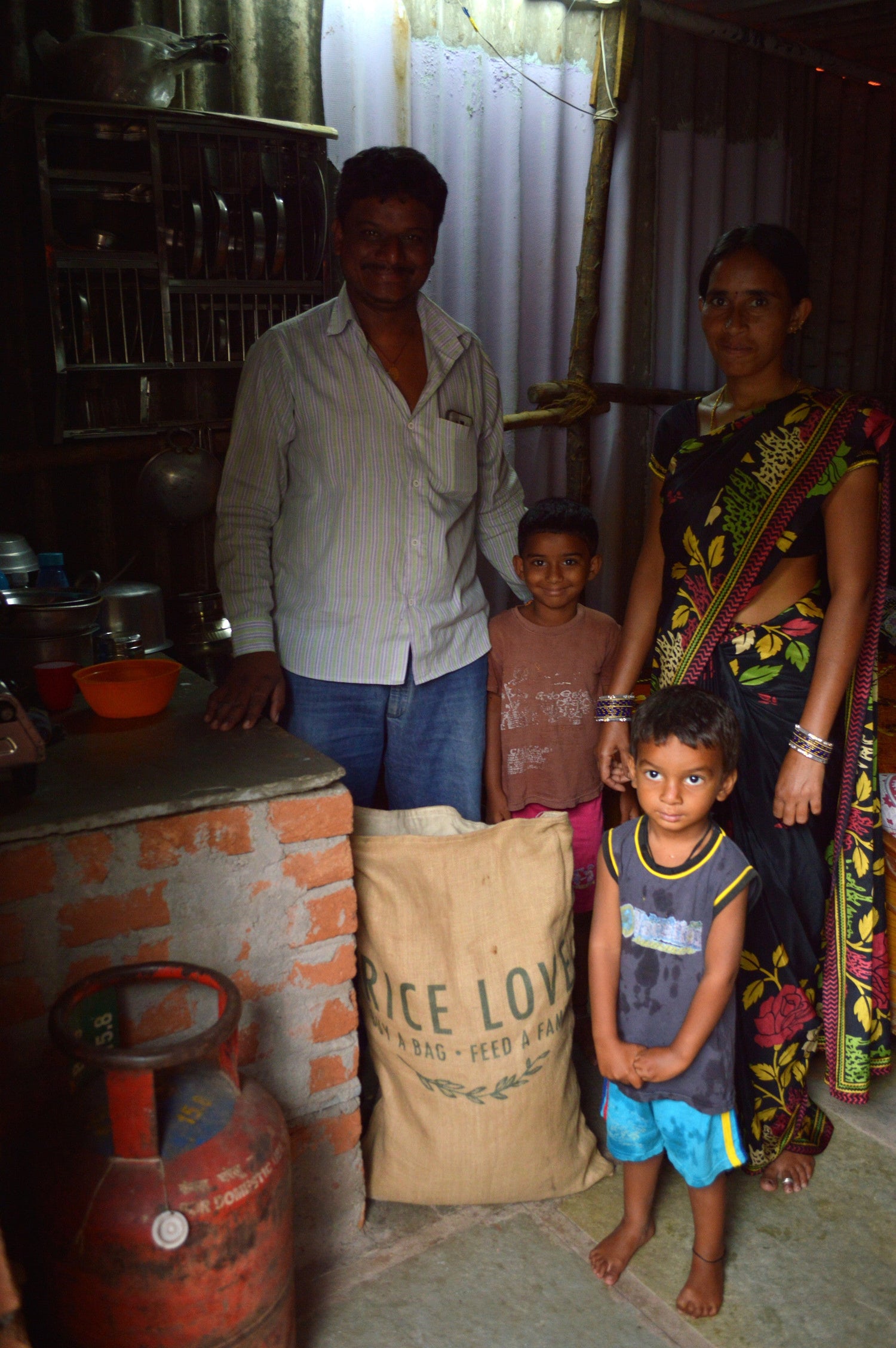 Lingaiah Ramavath Family #00189 - Rice Love
