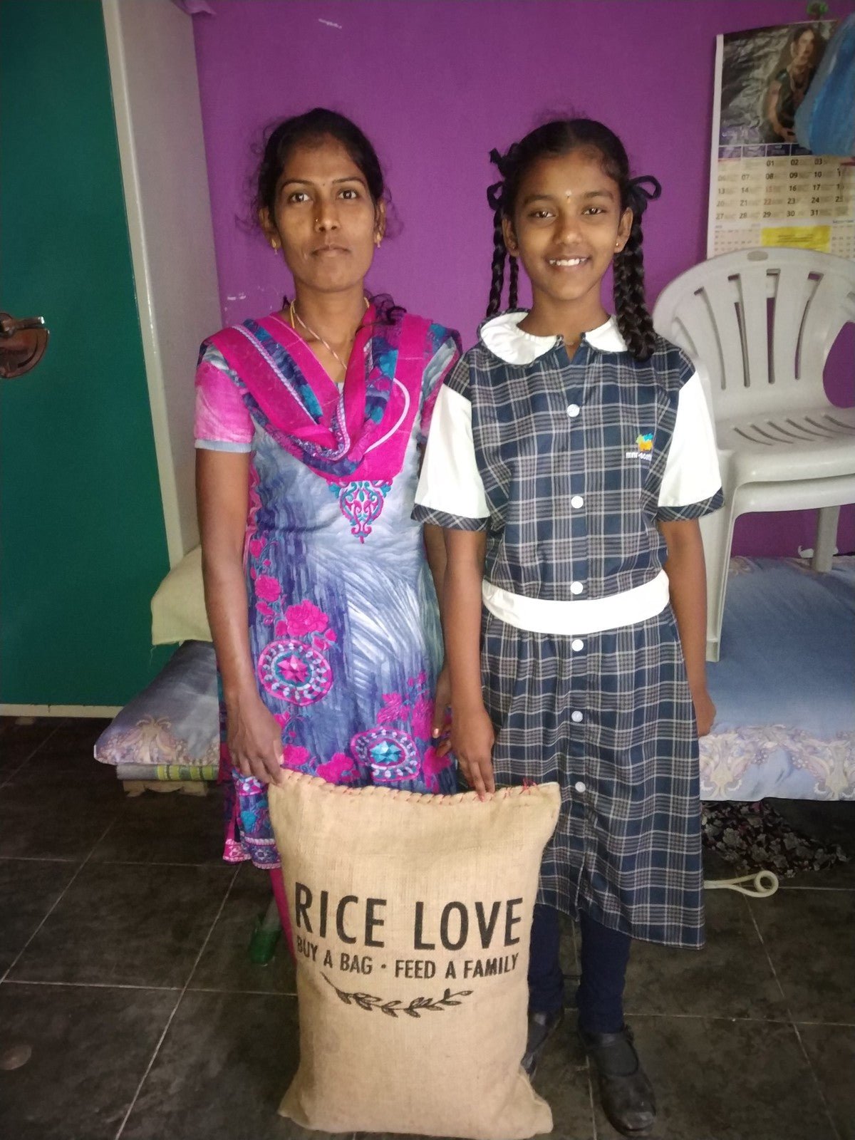 Madhavi Pallapodi Family #1435 - Rice Love