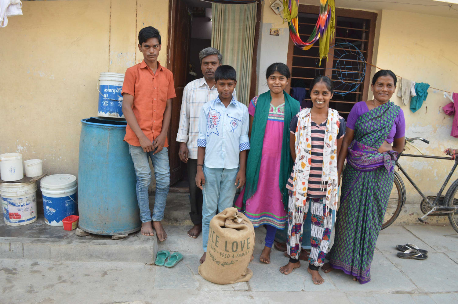 Mallesh Netakar Family #587 - Rice Love