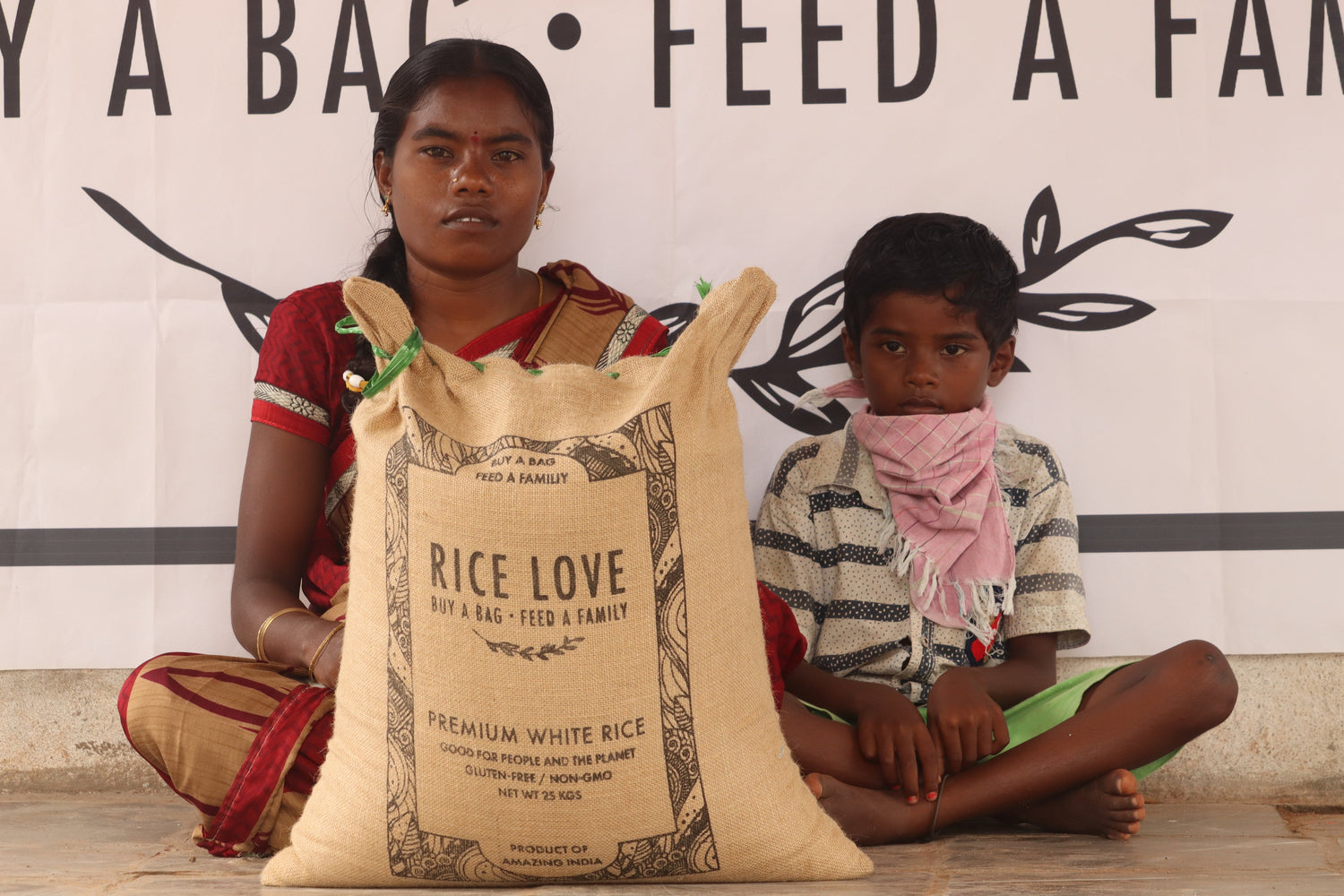 Mamatha Karadapalli Family #2556 - Rice Love