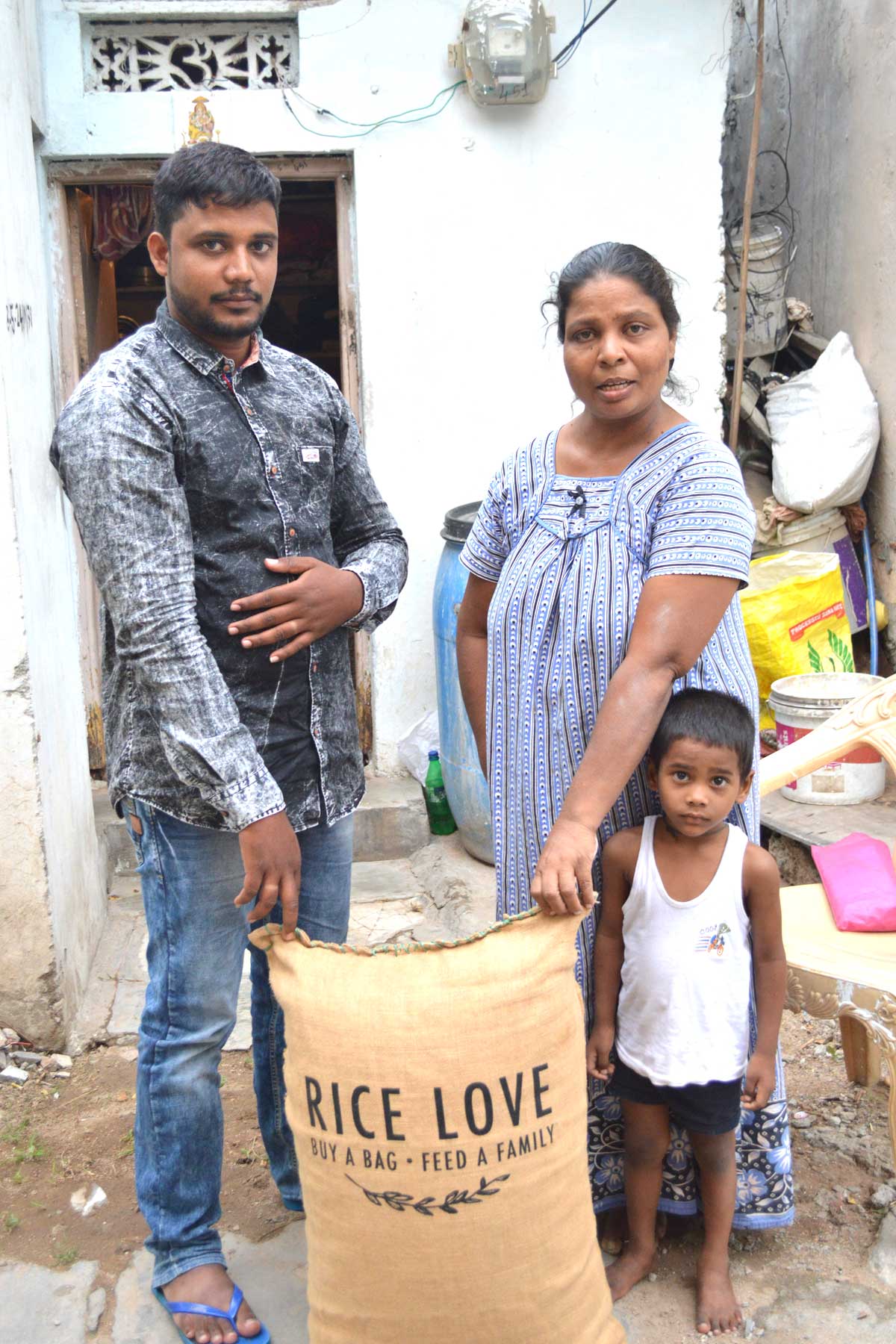 Mandedu Krishna Family #765 - Rice Love