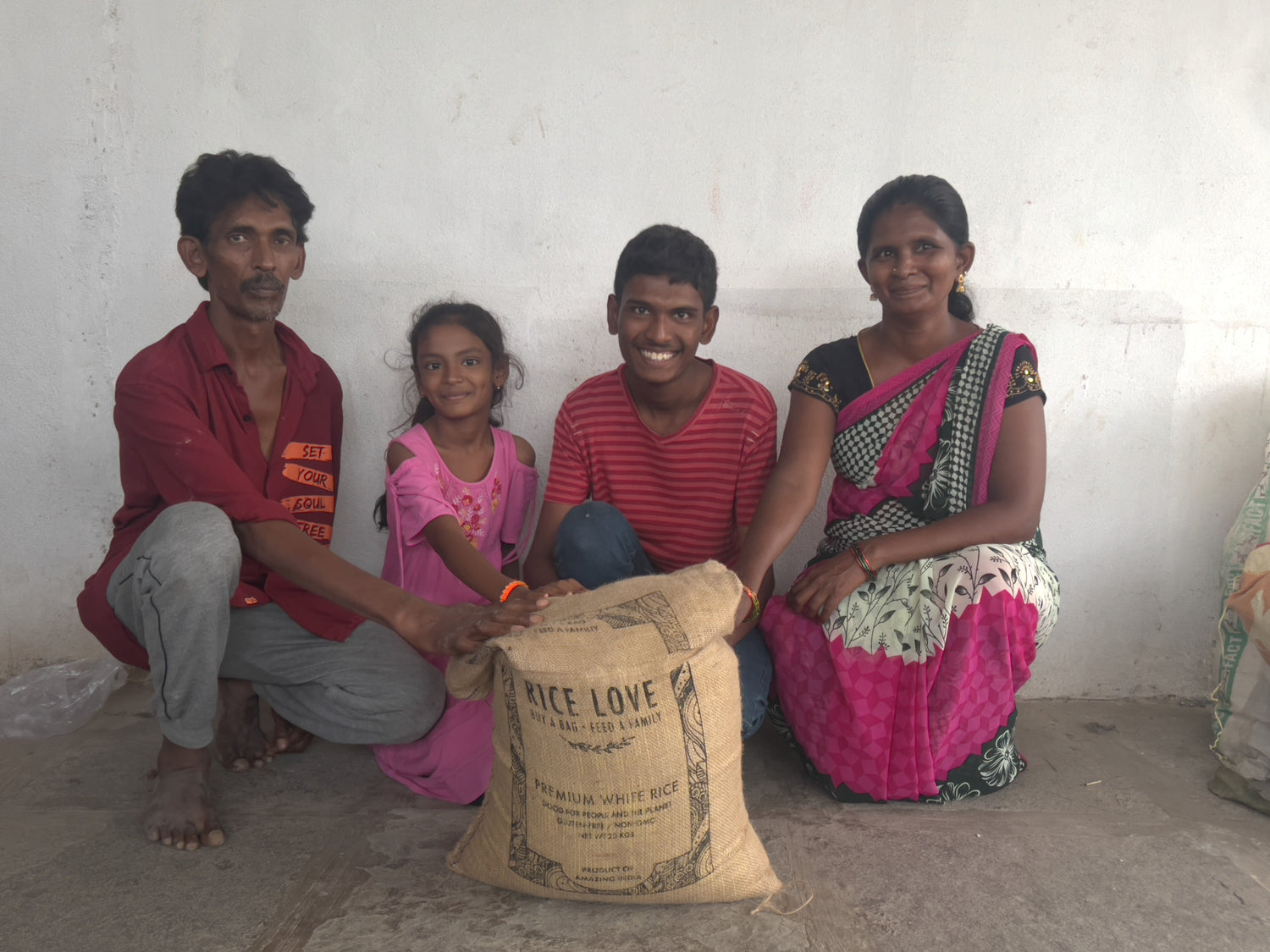 Mangalapulli Saraiah Family #3161 - Rice Love