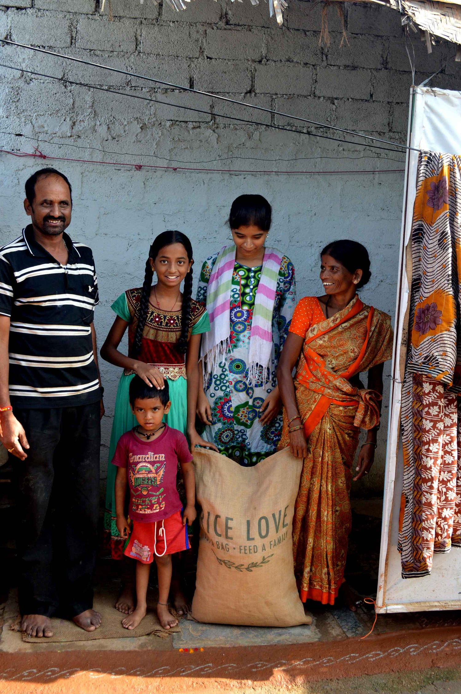 Naaraiah Guruvi Family #258 - Rice Love