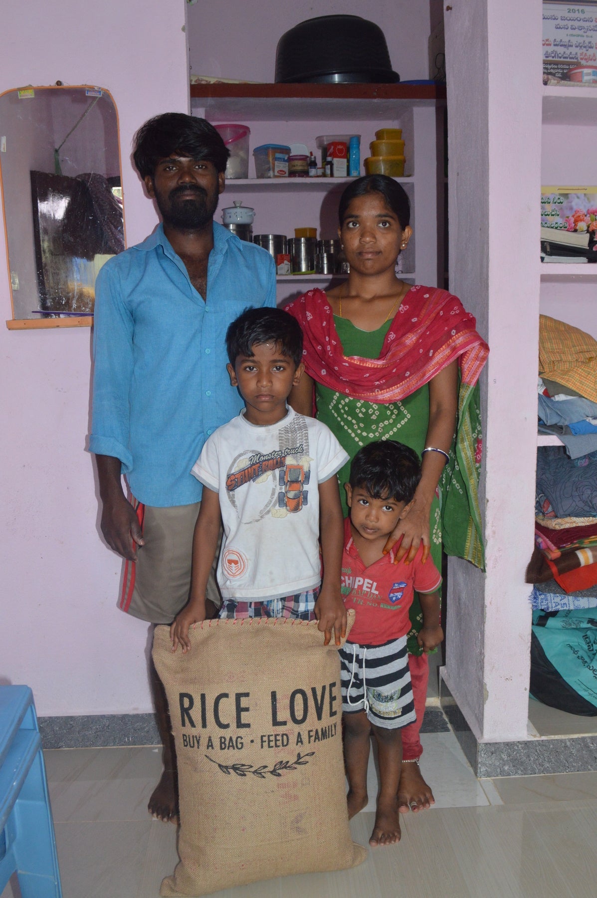 Narsingrao Shala Family #1464 - Rice Love