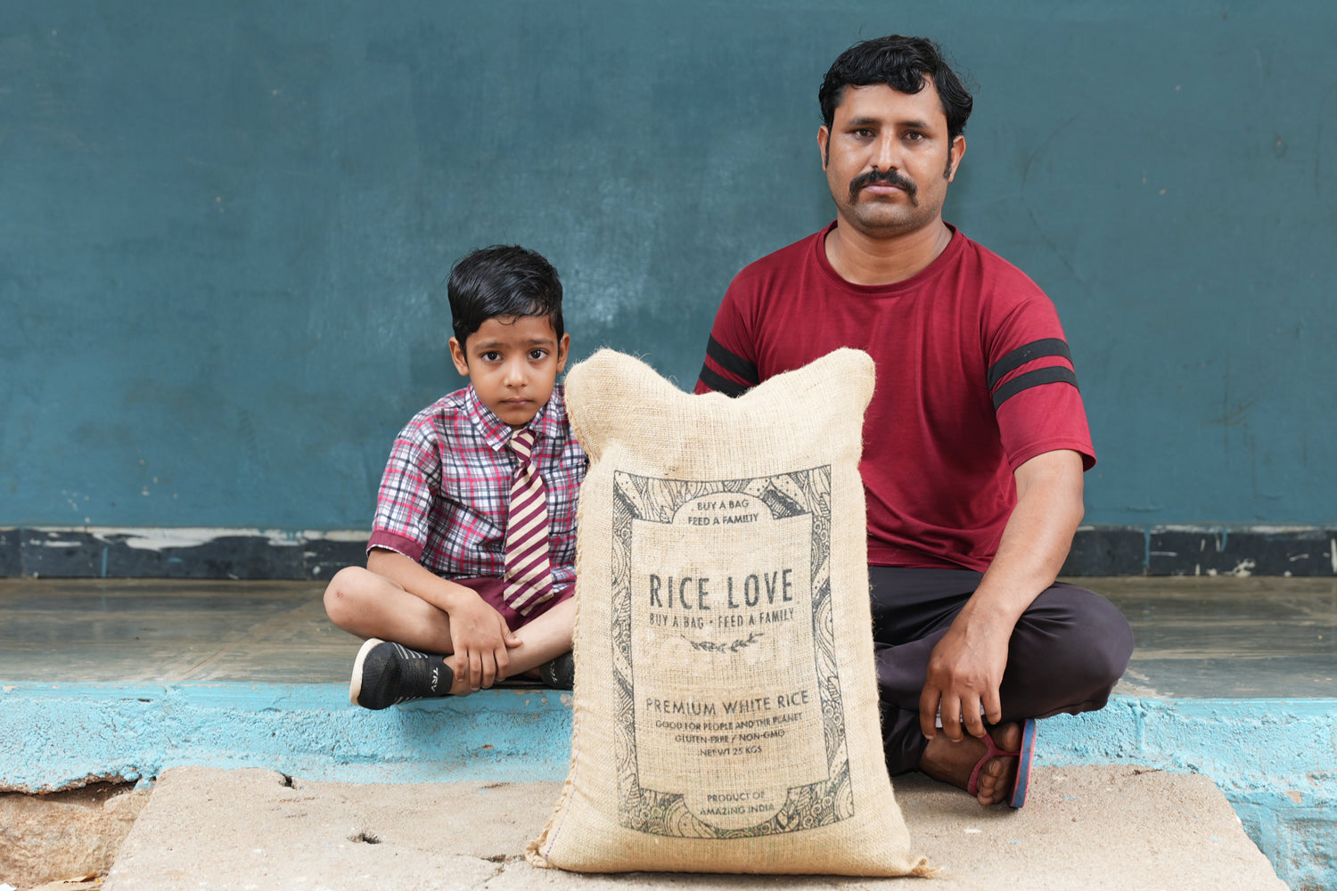 Nathulal Gurjar Family #3458 - Rice Love