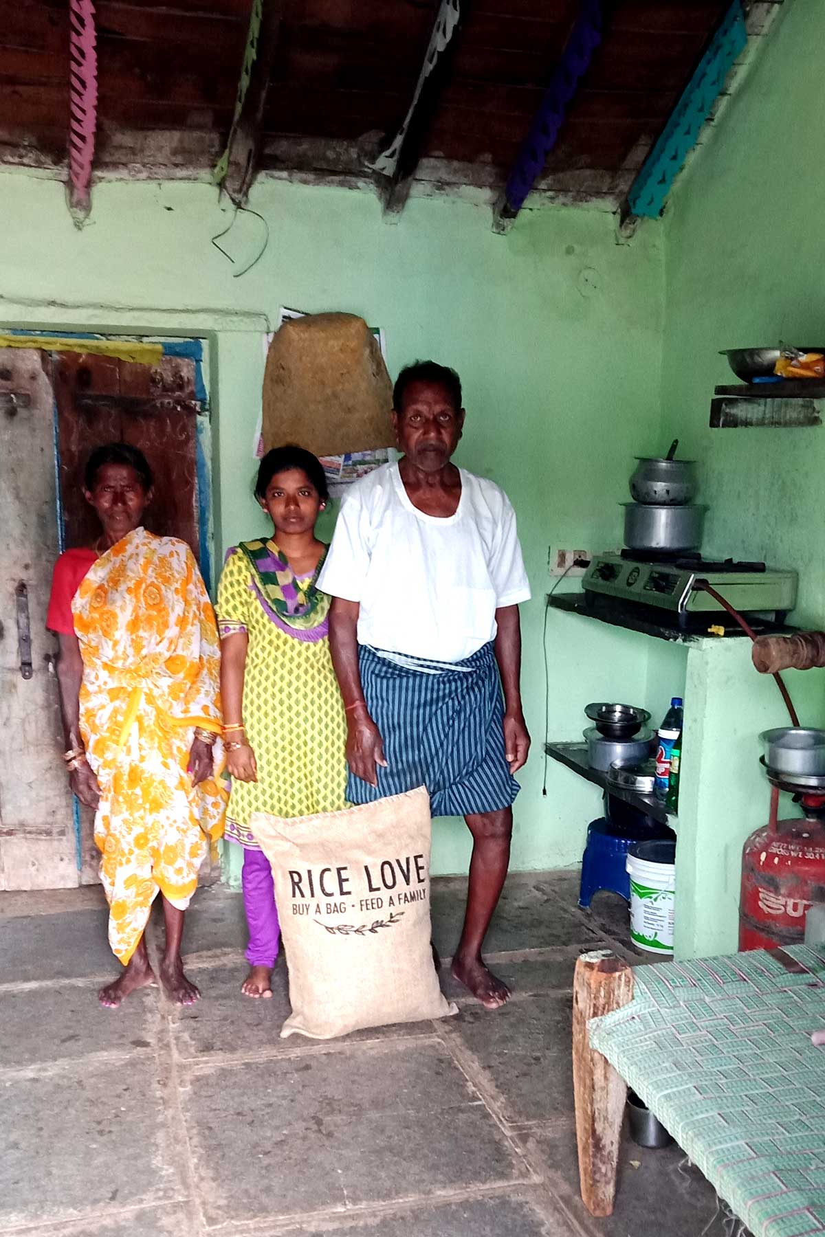 Odaiah Illandula Family #1218 - Rice Love