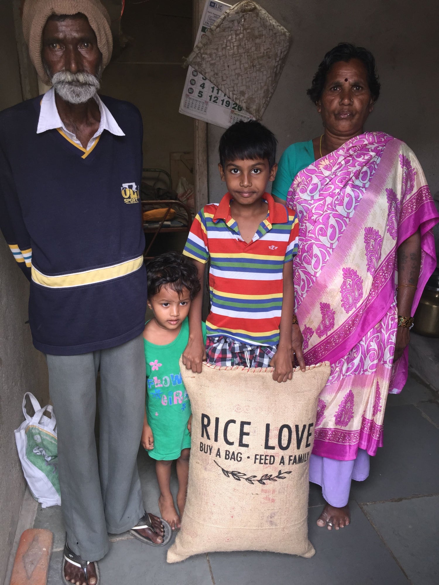 Panga Uppalaiah Family #883 - Rice Love