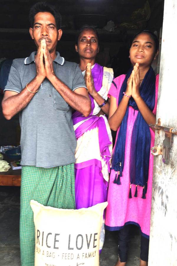 Parvataiah Mondeddula Family #1980 - Rice Love
