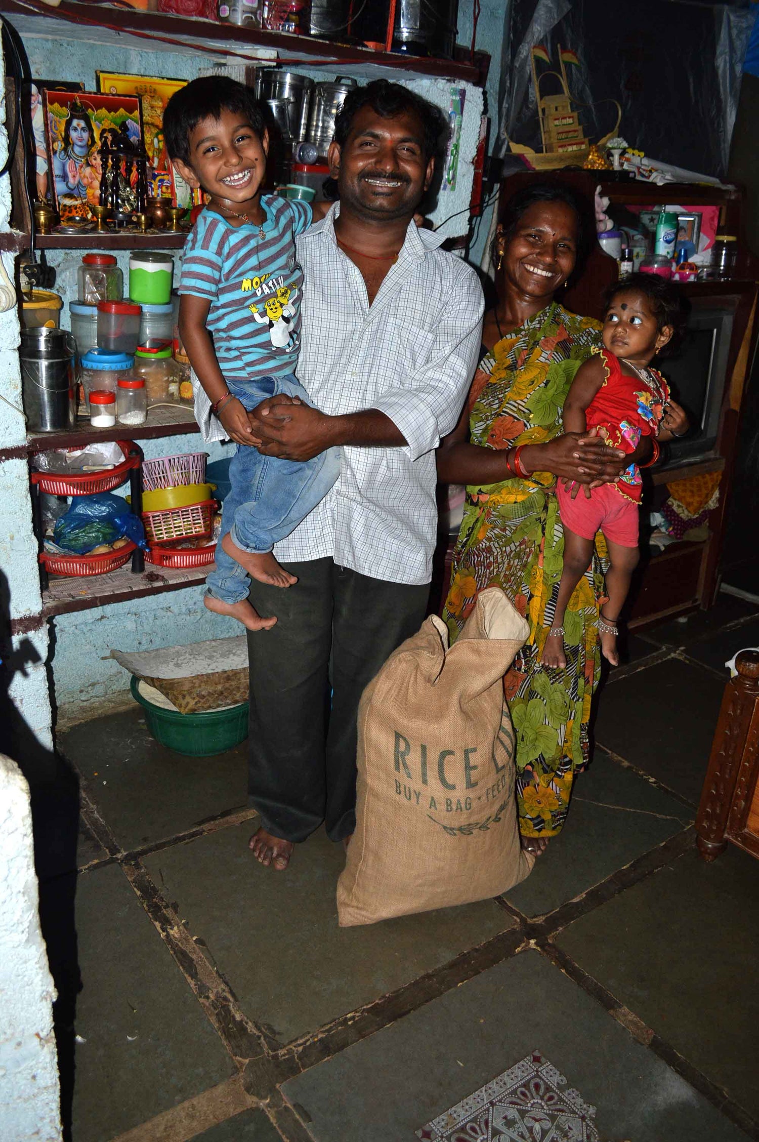 Prabhakar Veligunde Family #275 - Rice Love