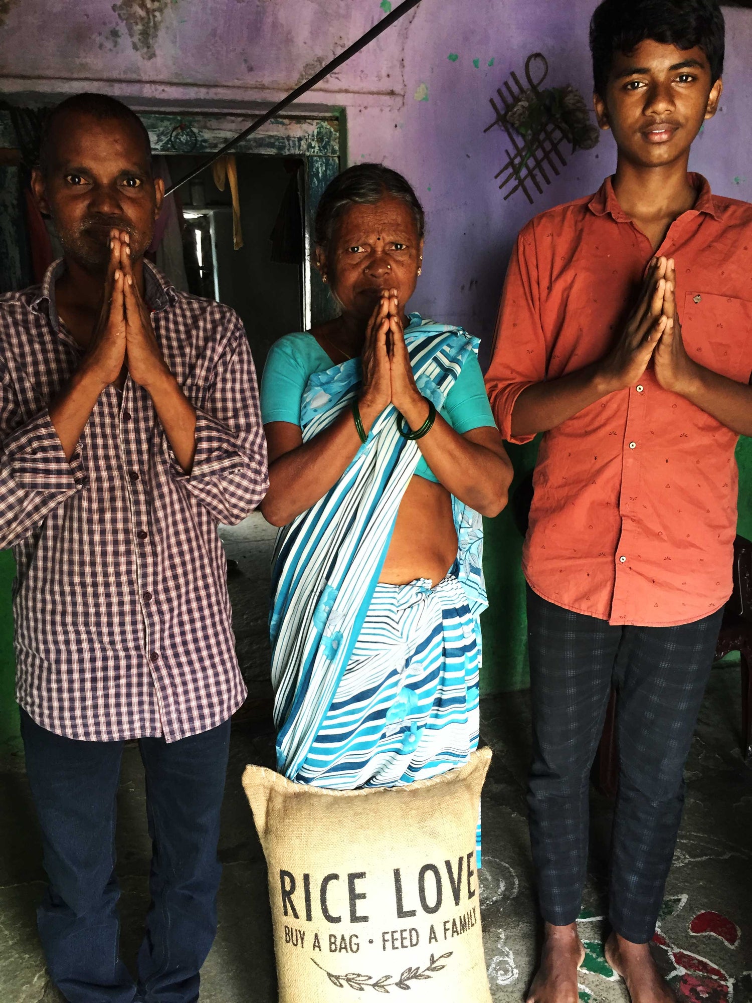 Pushpamma Vishnu Bakthula Family #1993 - Rice Love