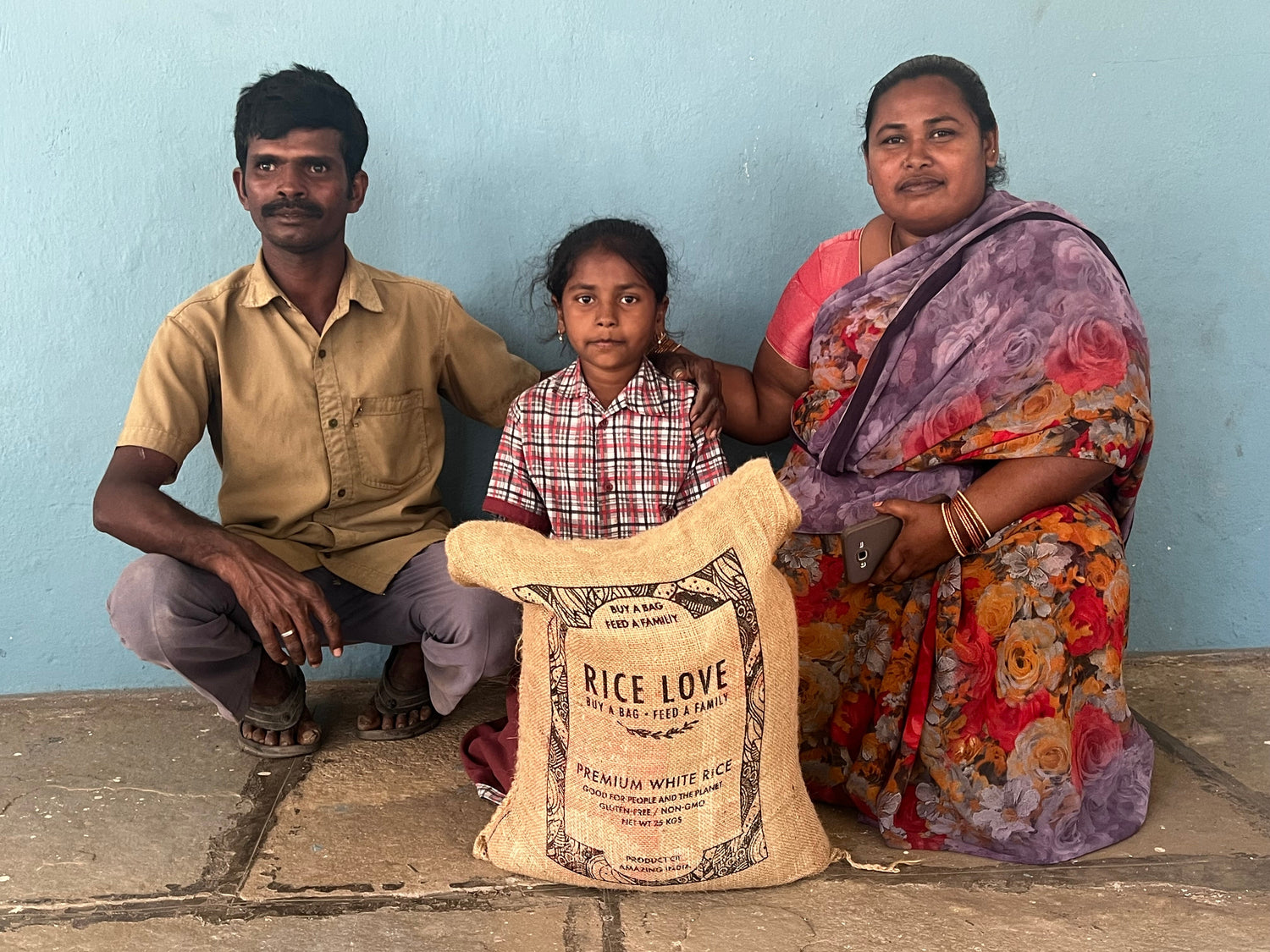 Raja Pochaiah Katla Family #3377 - Rice Love