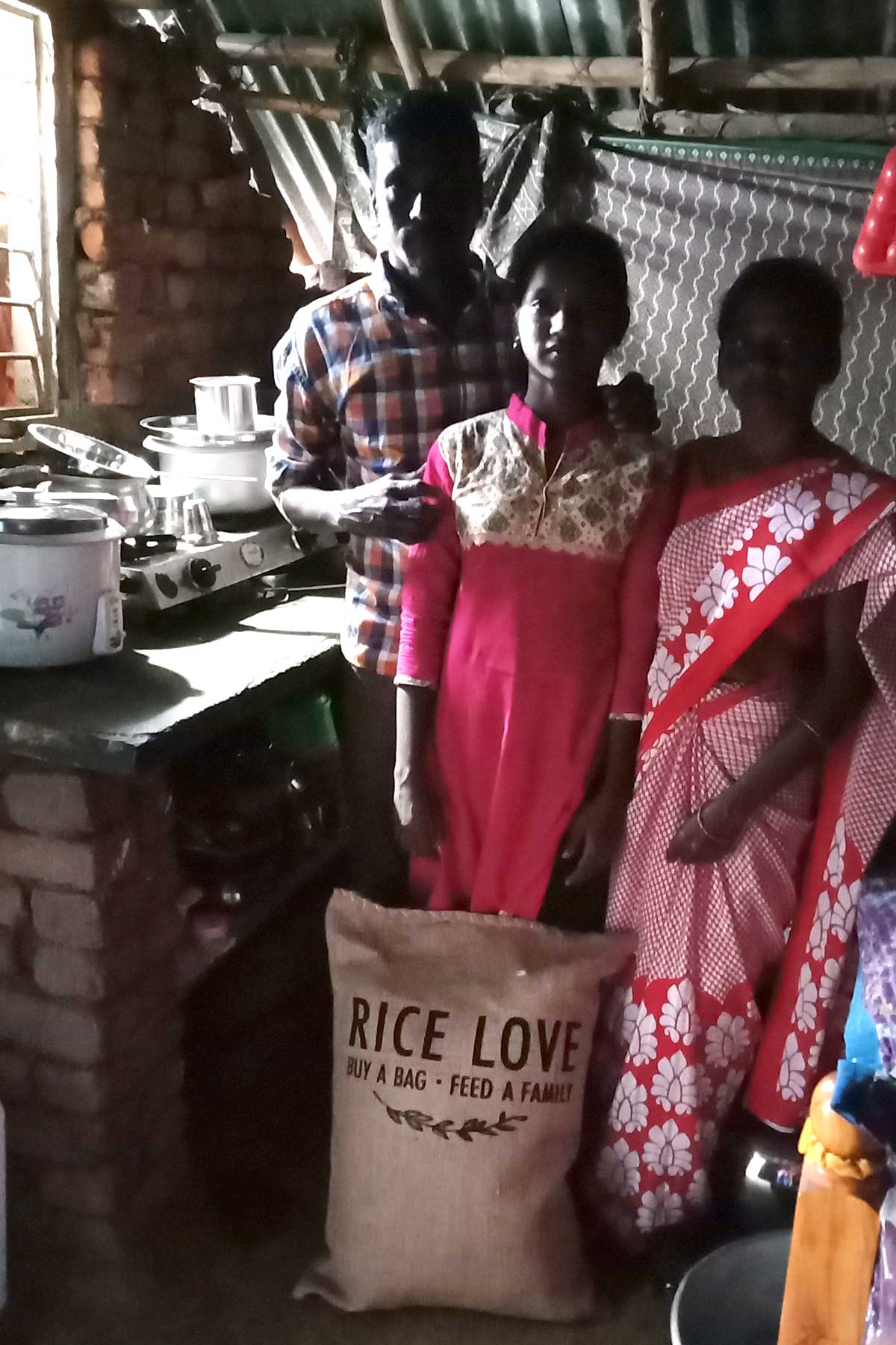 Rajaiah Boragala Family #1256 - Rice Love