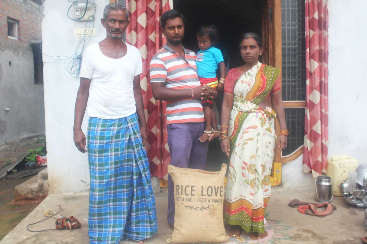 Raju Dandeboina Family #2040 - Rice Love