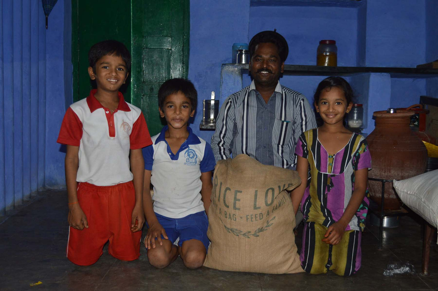 Ram Babu Masipogu Family #583 - Rice Love