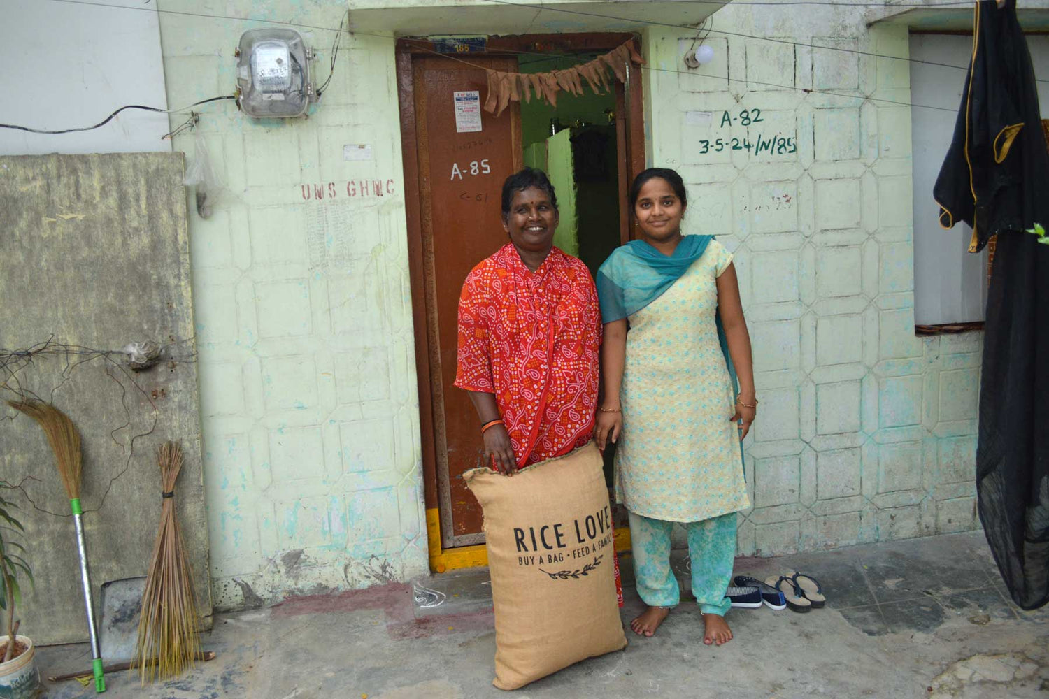 Ramanagalla Shobha Rani Family #766 - Rice Love
