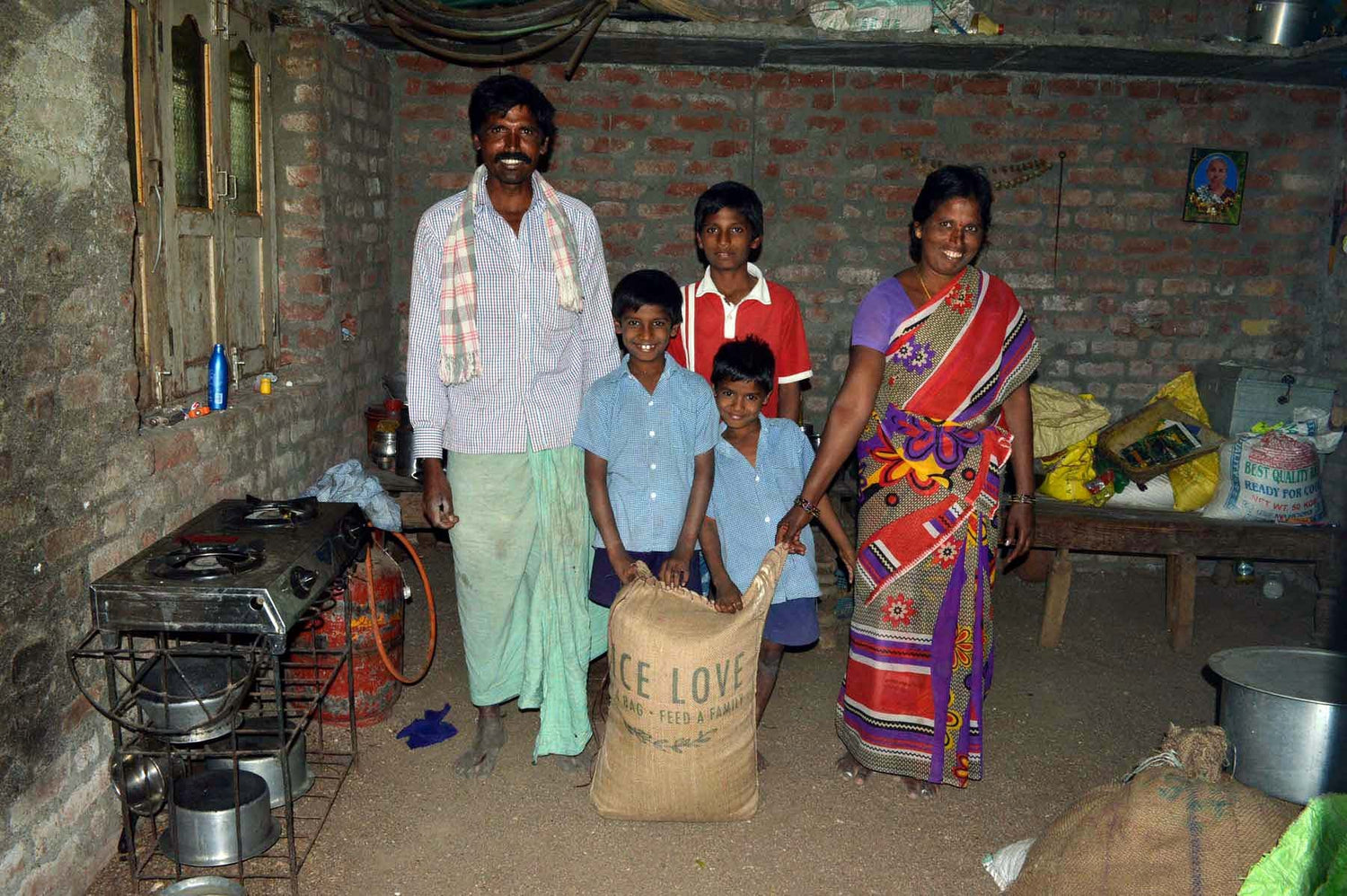 Ramulu Gajanaveni Family  #523 - Rice Love