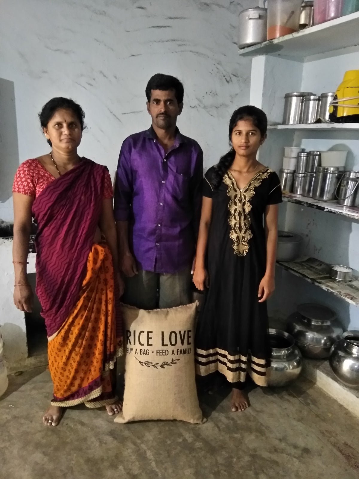 Ramulu Kanukuntla Family #1494 - Rice Love