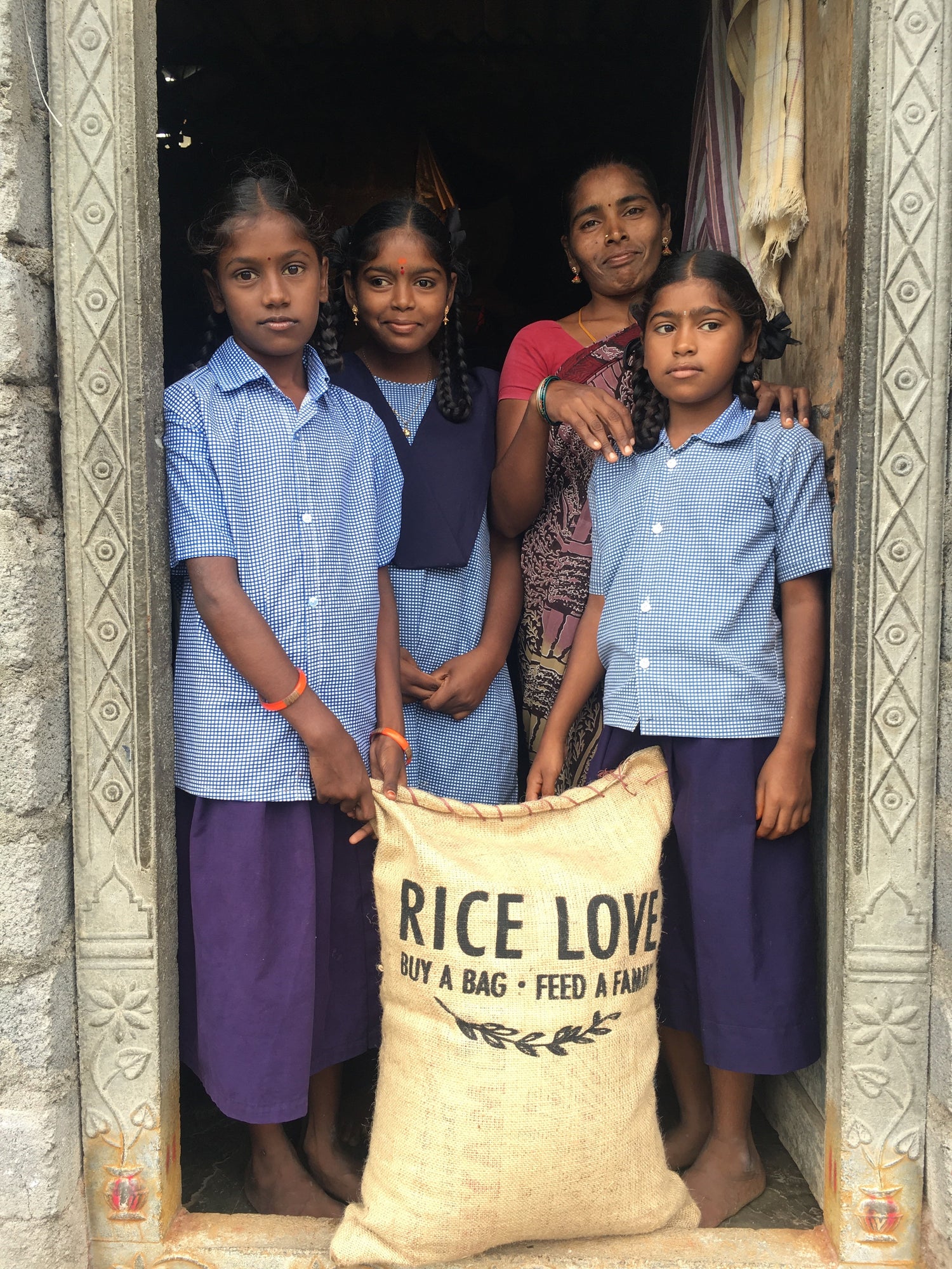 Rapolu Saritha Family #1070 - Rice Love