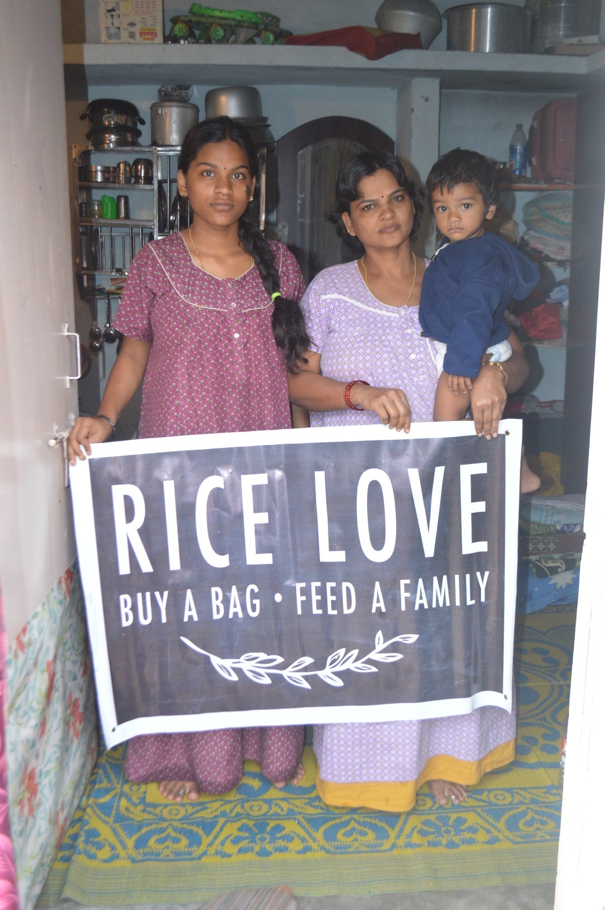 Ravula Kavitha Family #1519 - Rice Love