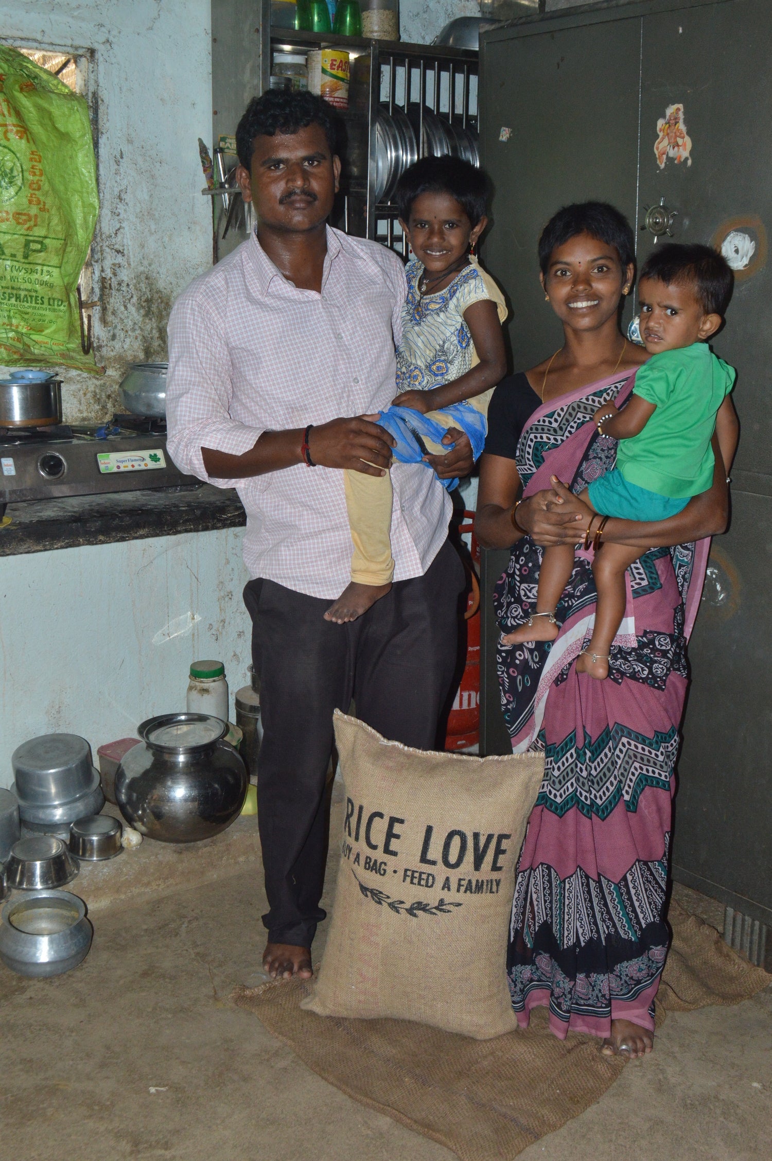 Ravula Mahender Family #1383 - Rice Love