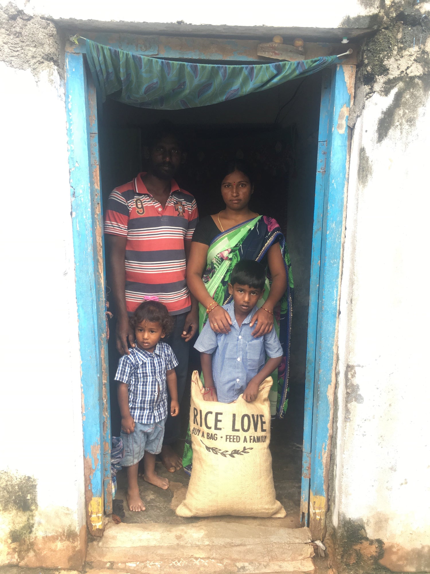 Renukuntla Kumaraswamy Family #1075 - Rice Love
