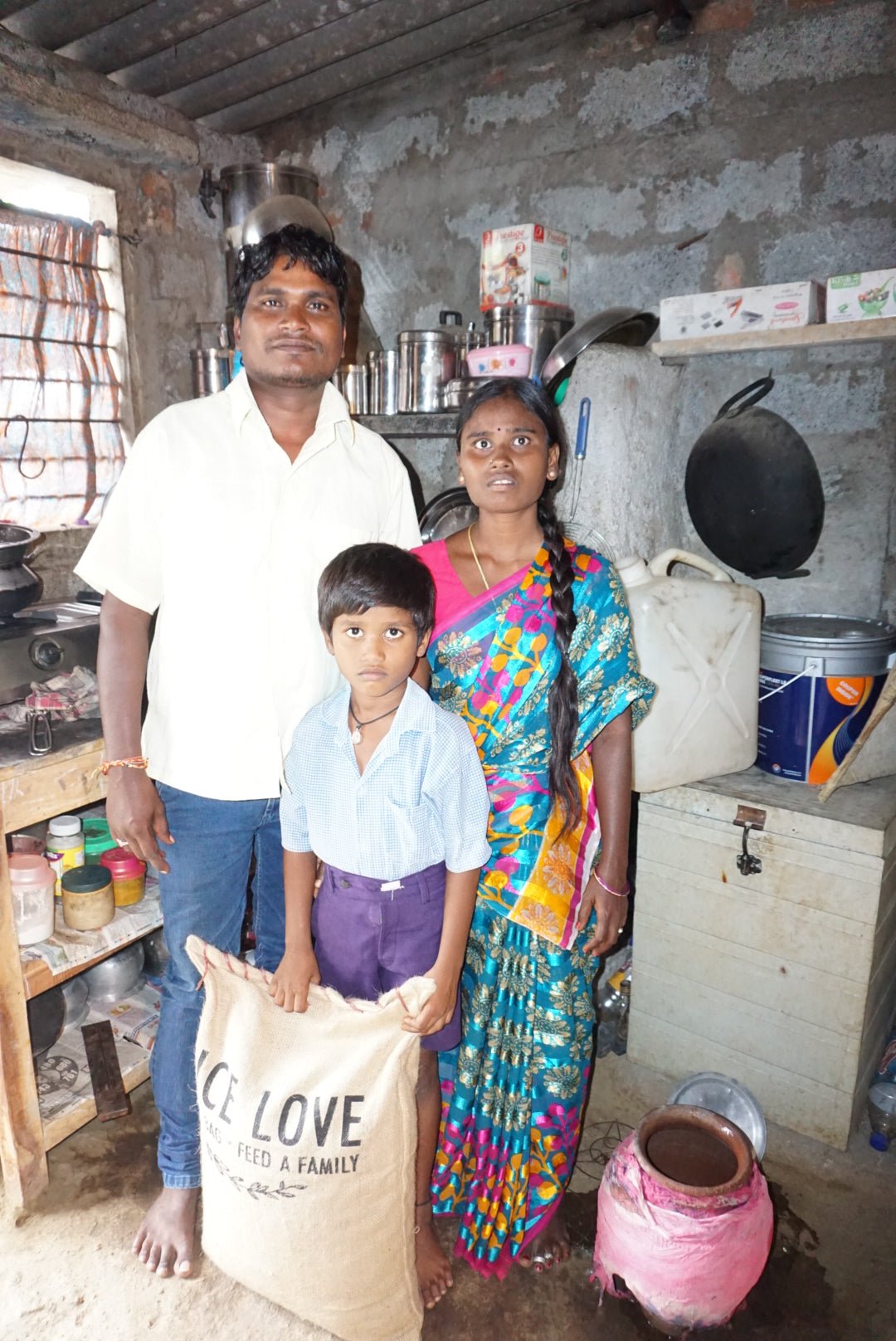 Renukuntla Prabhakar Family #1058 - Rice Love