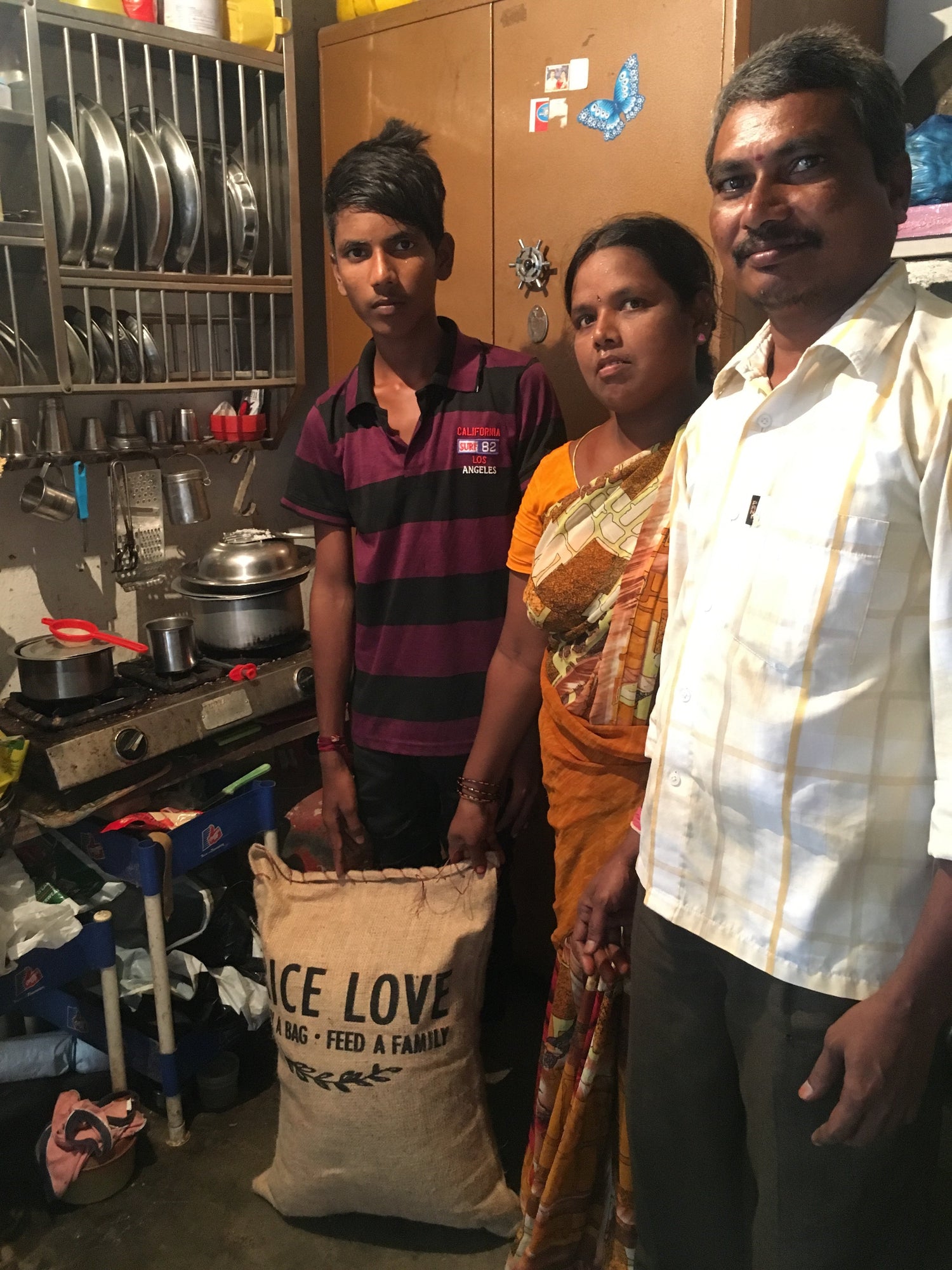 Renukuntla Ravi Family #1081 - Rice Love