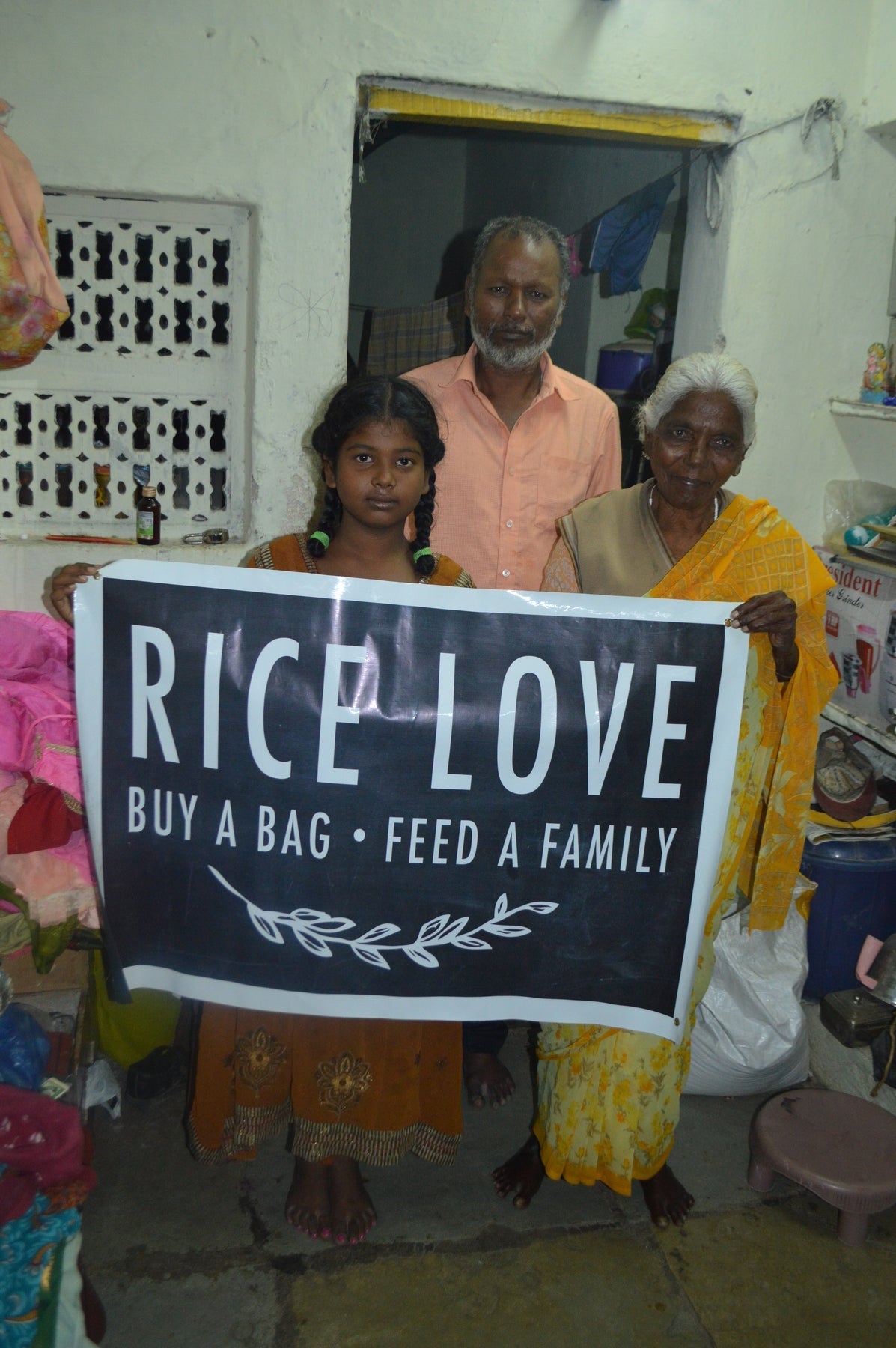 Salakula Gangadar Family #1542 - Rice Love