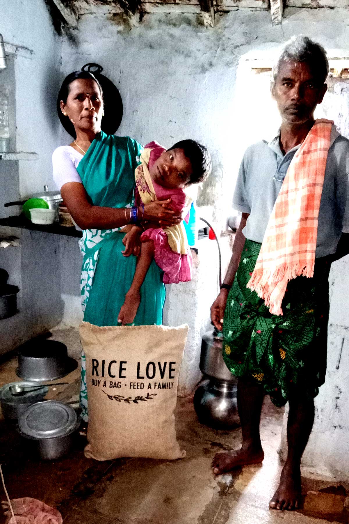 Sammaiah Illandula Family #1217 - Rice Love