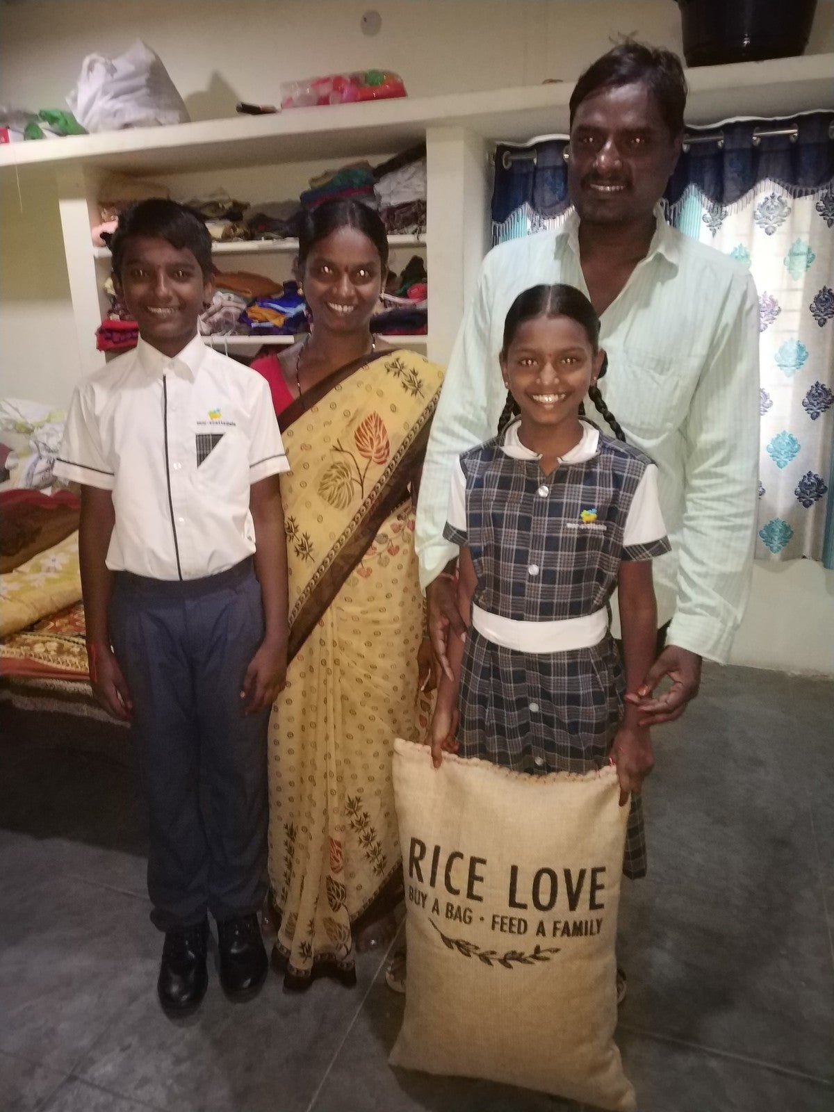 Sanjanna Nagamouni Family #1443 - Rice Love