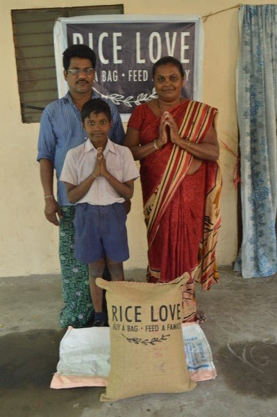 Satyanarayana Bezawada Family #1875 - Rice Love