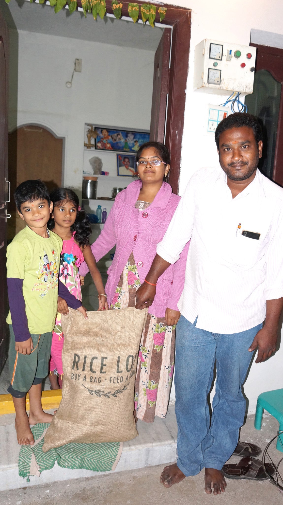 Sreedhar Yatipathi Family #00115 - Rice Love