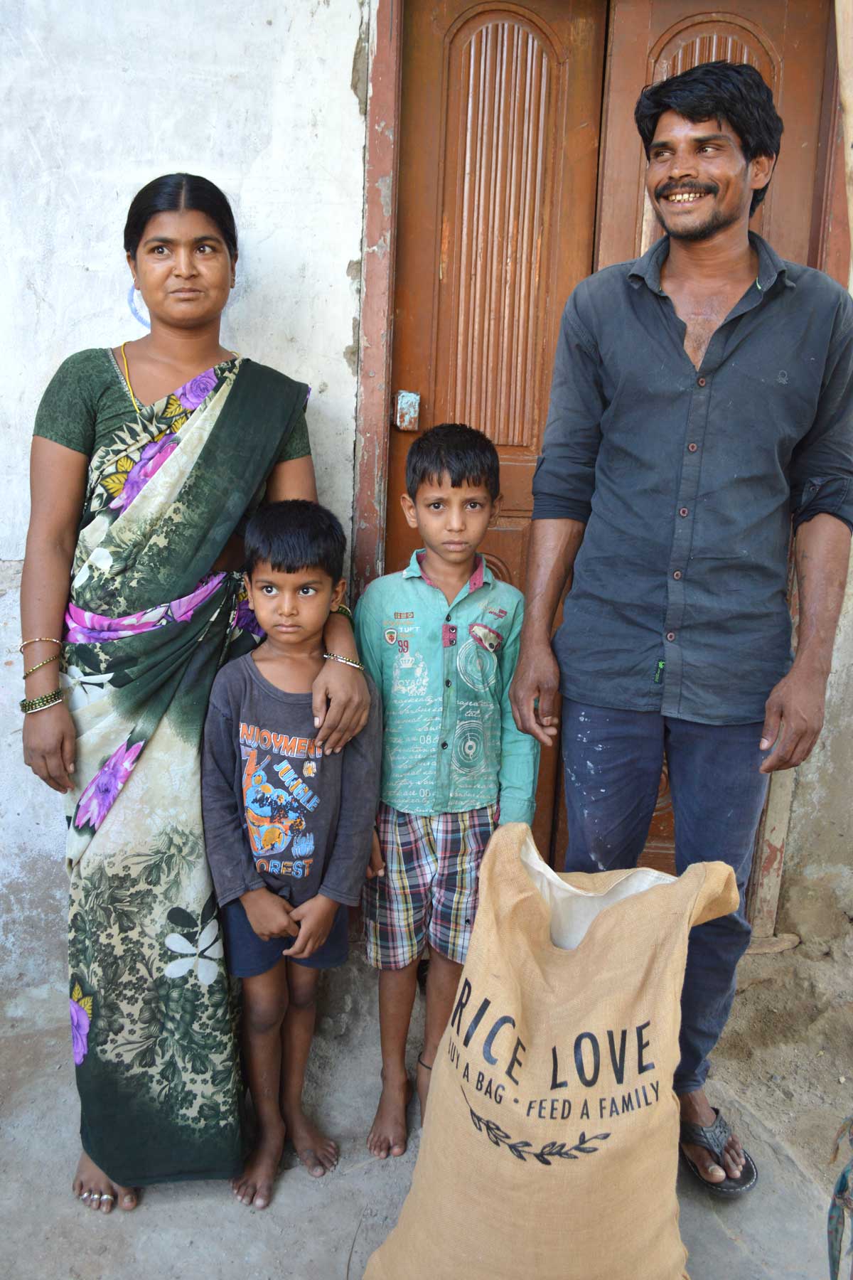 Srinivas Alkunta Family #699 - Rice Love
