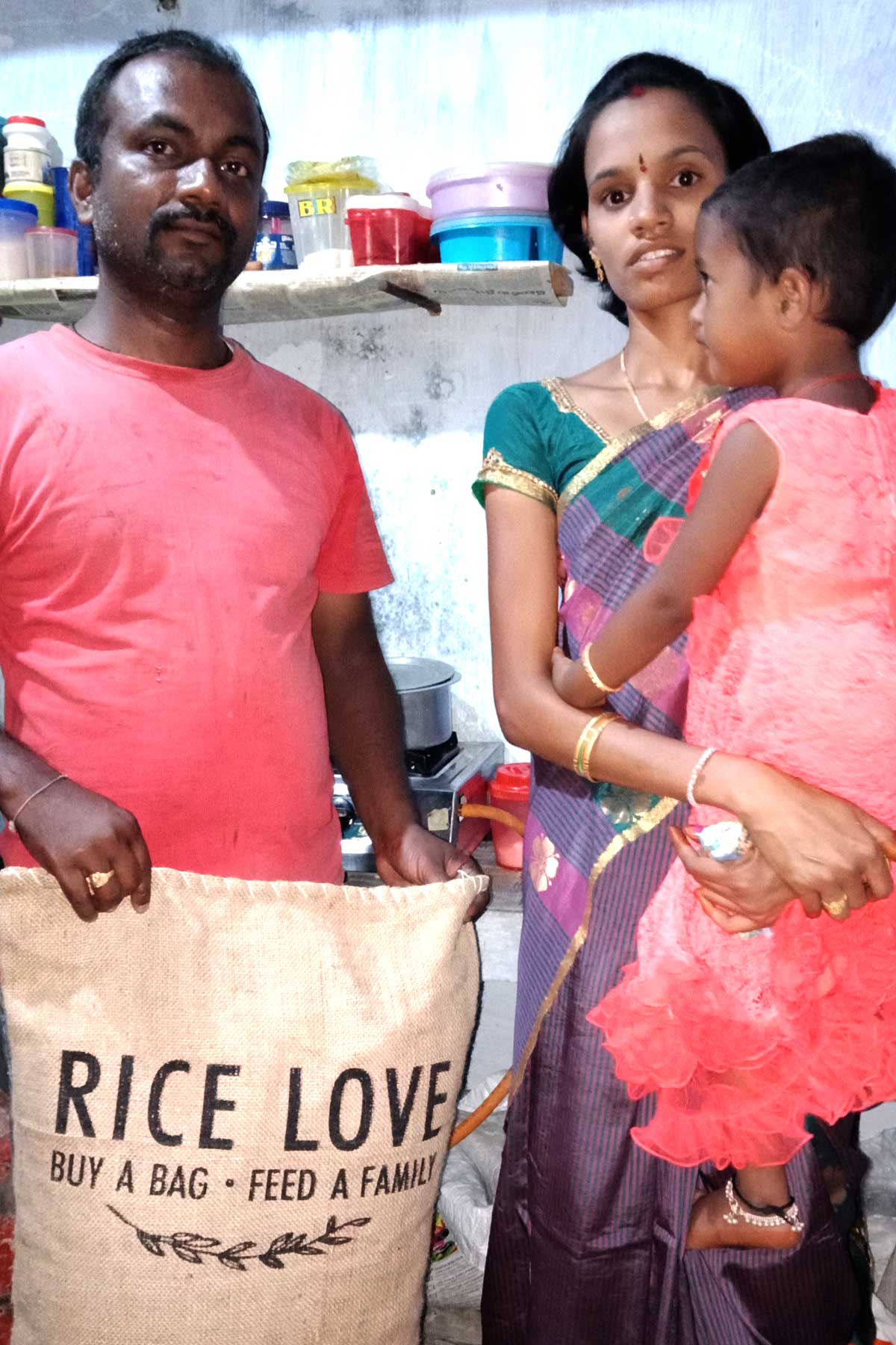 Srinivas Kuroju Family #1251 - Rice Love