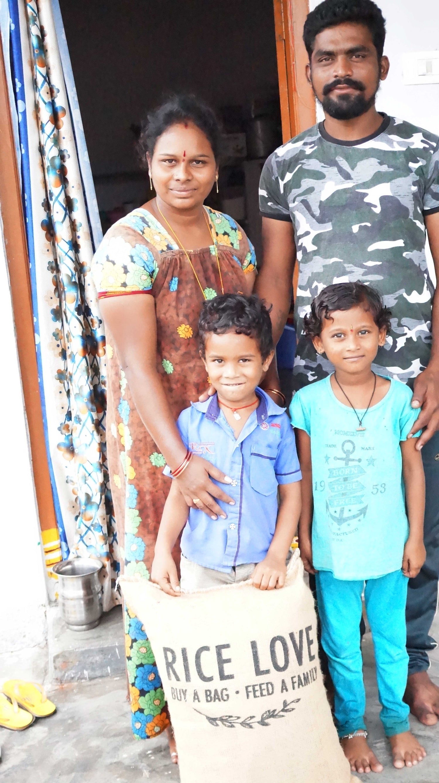 Srinivas Thangellapelli Family #2078 - Rice Love