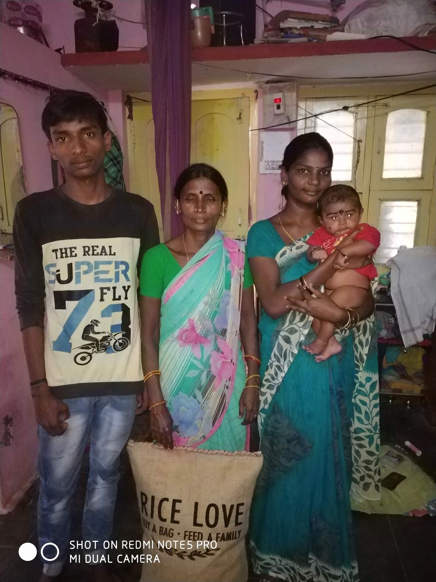 Srivadhri Pochamma Family #925 - Rice Love