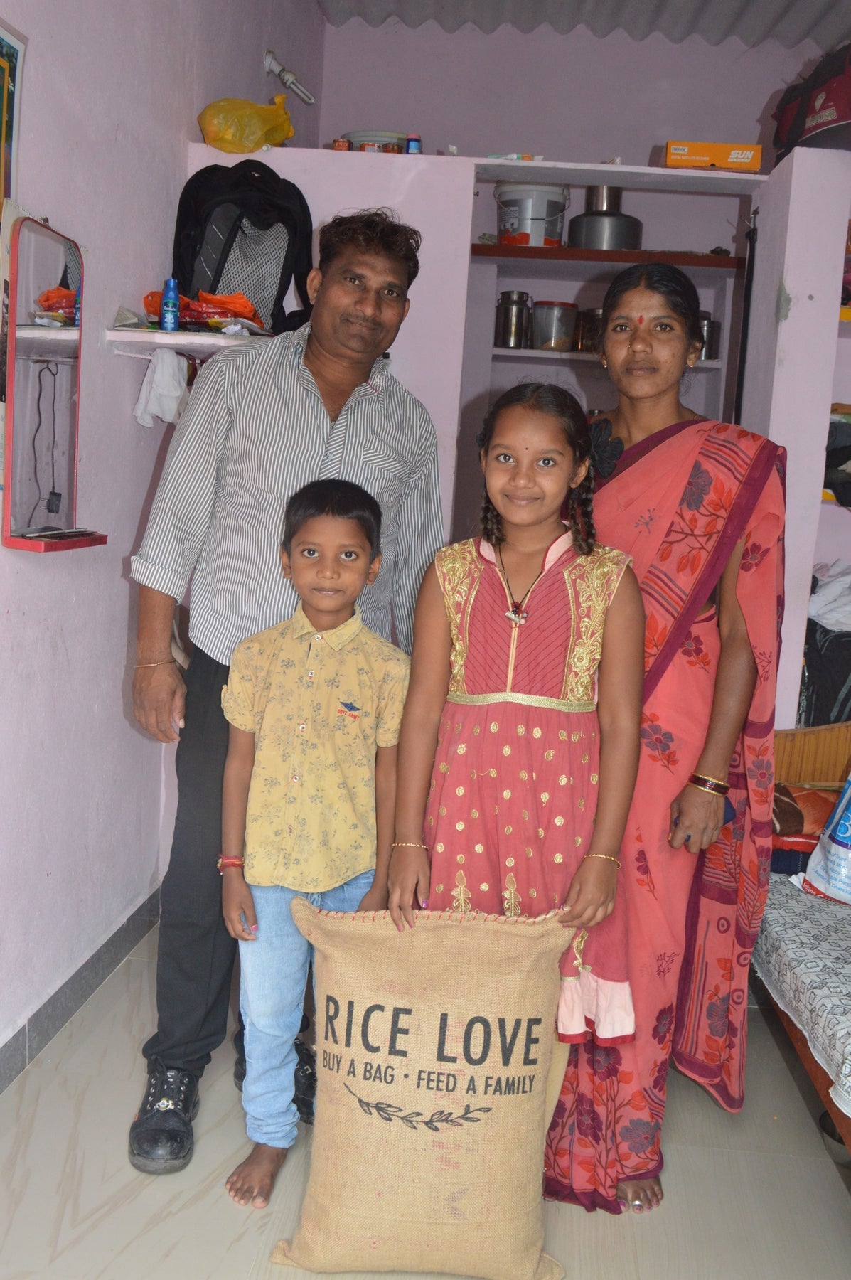 Subhash Danduvaram Family #1463 - Rice Love