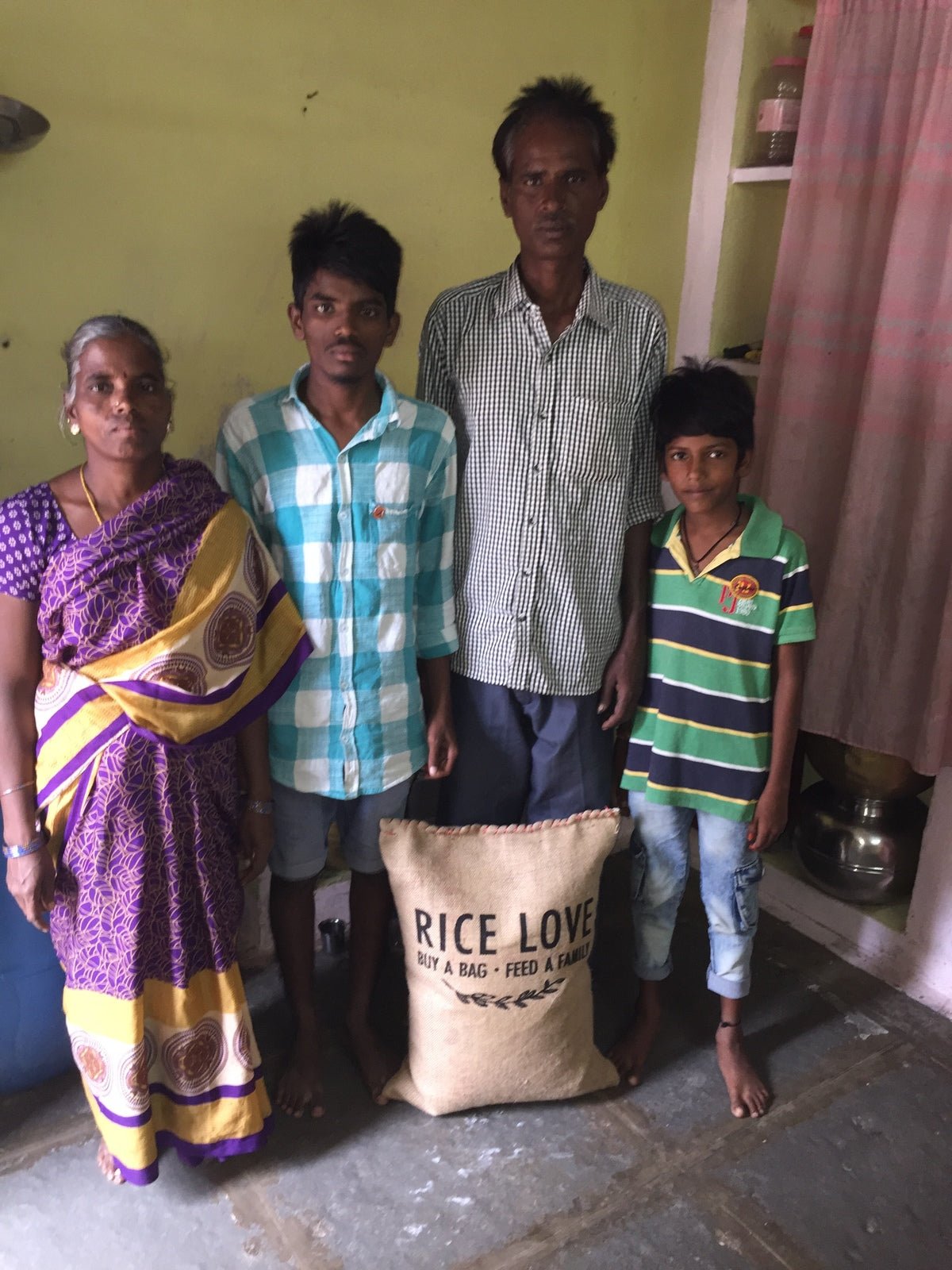 Thalapalli Srisailam Family #1180 - Rice Love