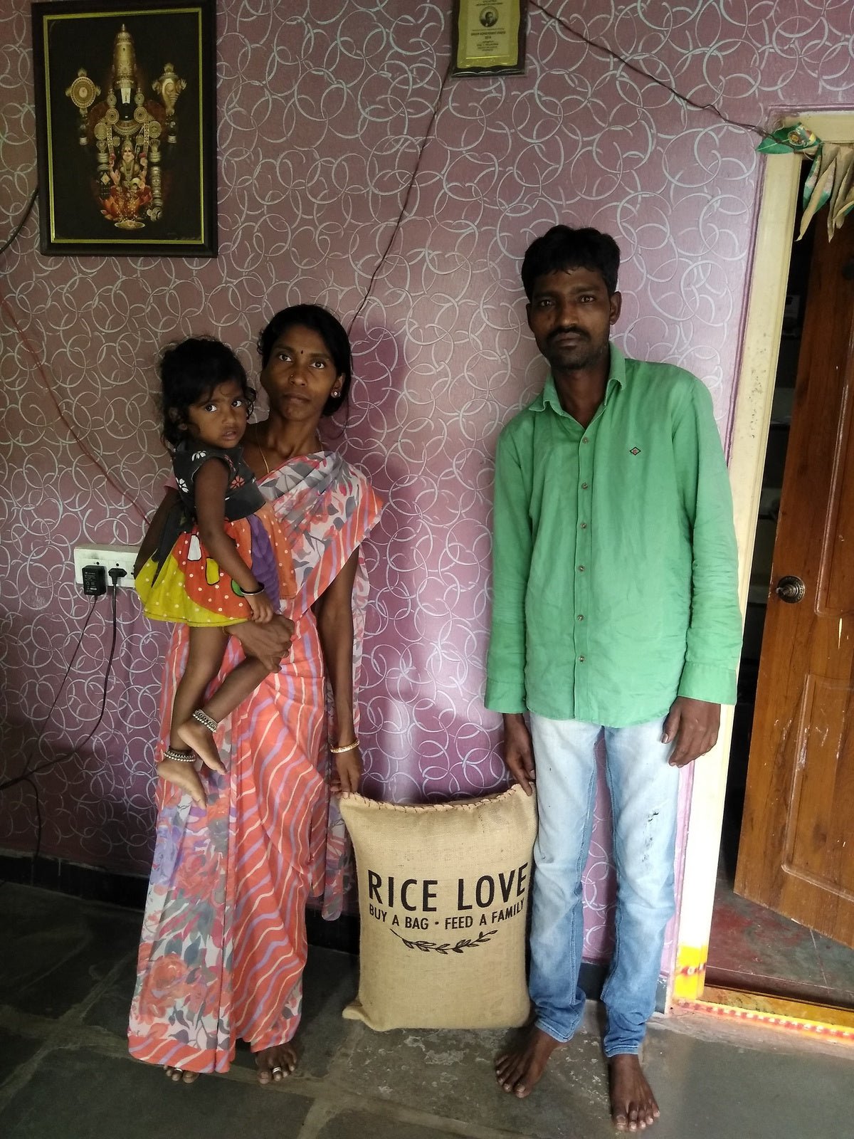 Thatikayala Yadagiri Family #1105 - Rice Love
