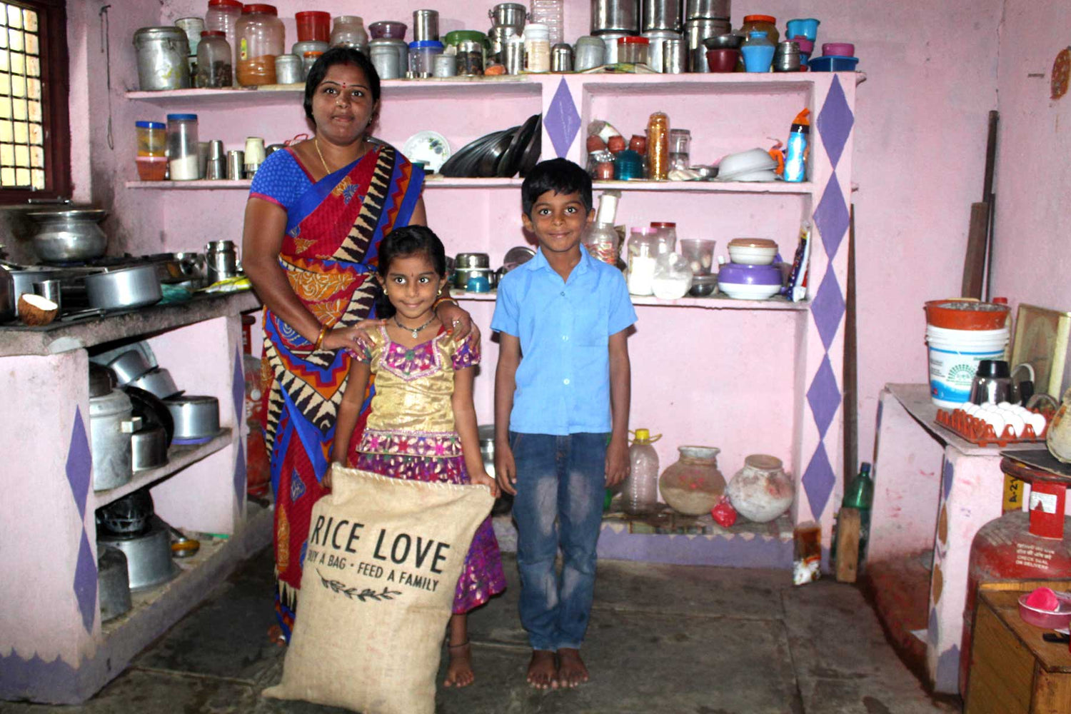 Tholu Padma Family #993 - Rice Love