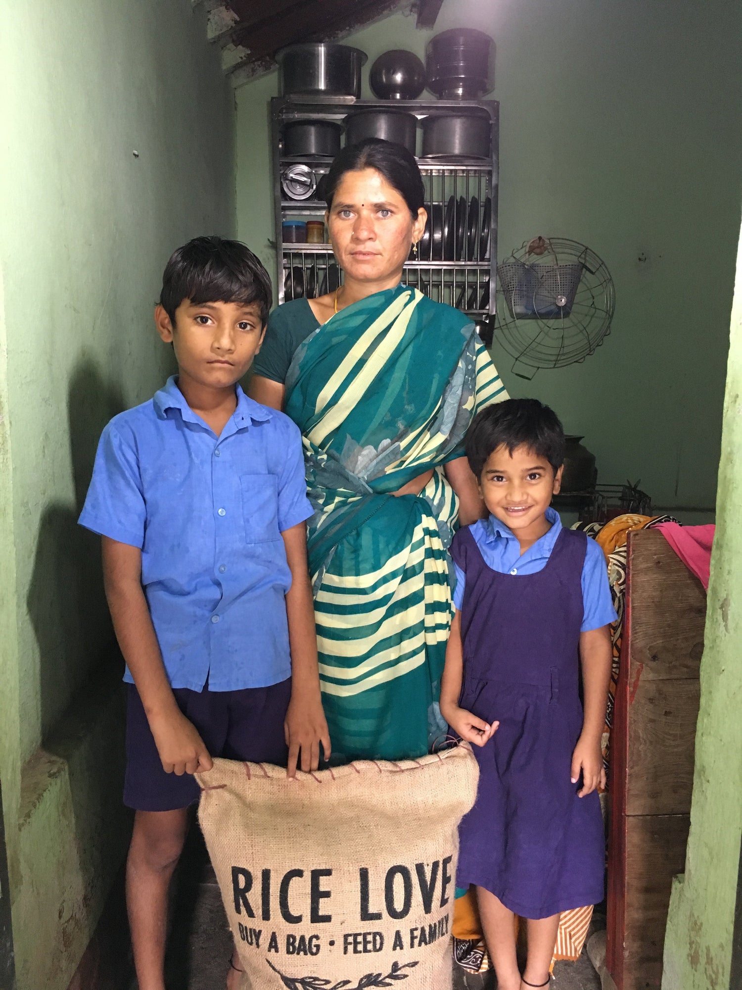 Vemulapalli Padma Family #1083 - Rice Love