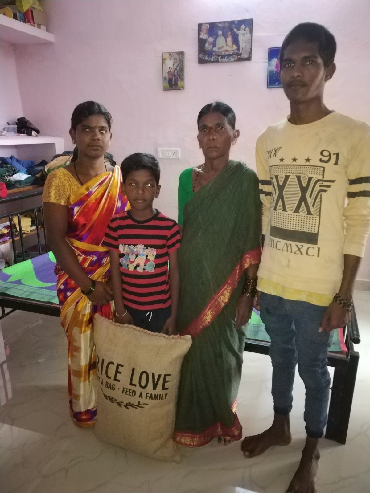 Venkatamma Vadde Family #1437 - Rice Love