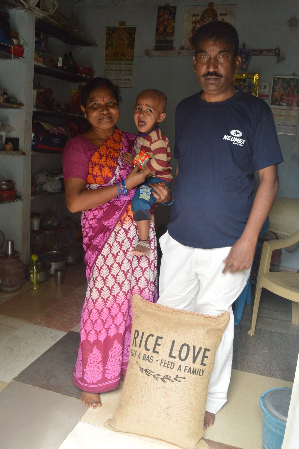 Venuprasad Edulakanti Family #1461 - Rice Love