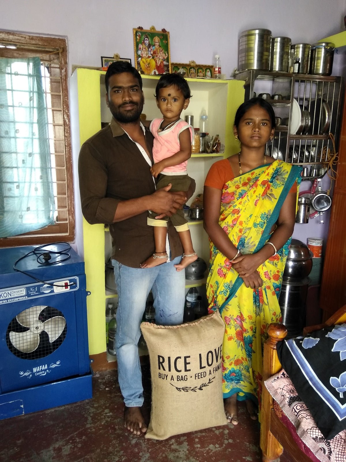 Vepachettu Balaswamy Family #1103 - Rice Love