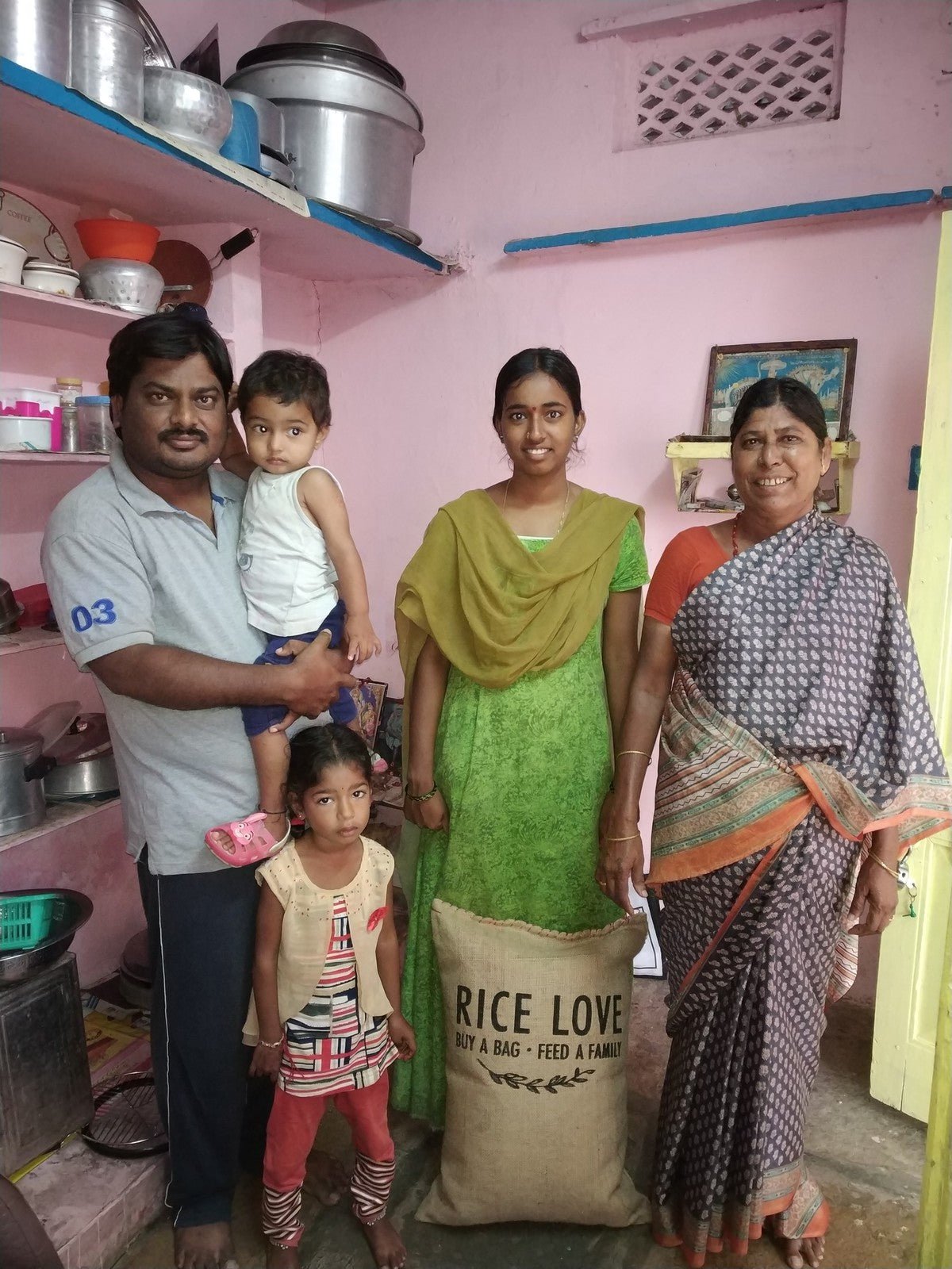 Vijaya sagar Modala Family #1423 - Rice Love