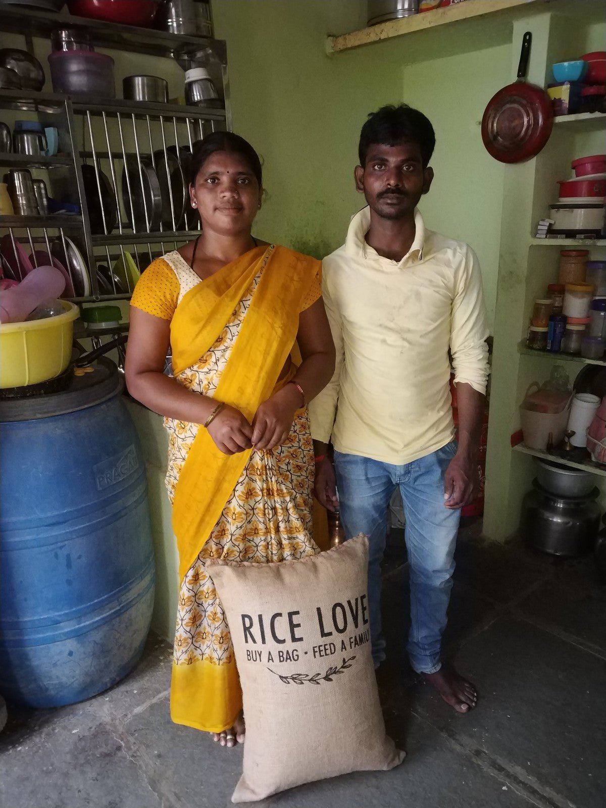 Vijayaraju Bellamkonda Family #1447 - Rice Love