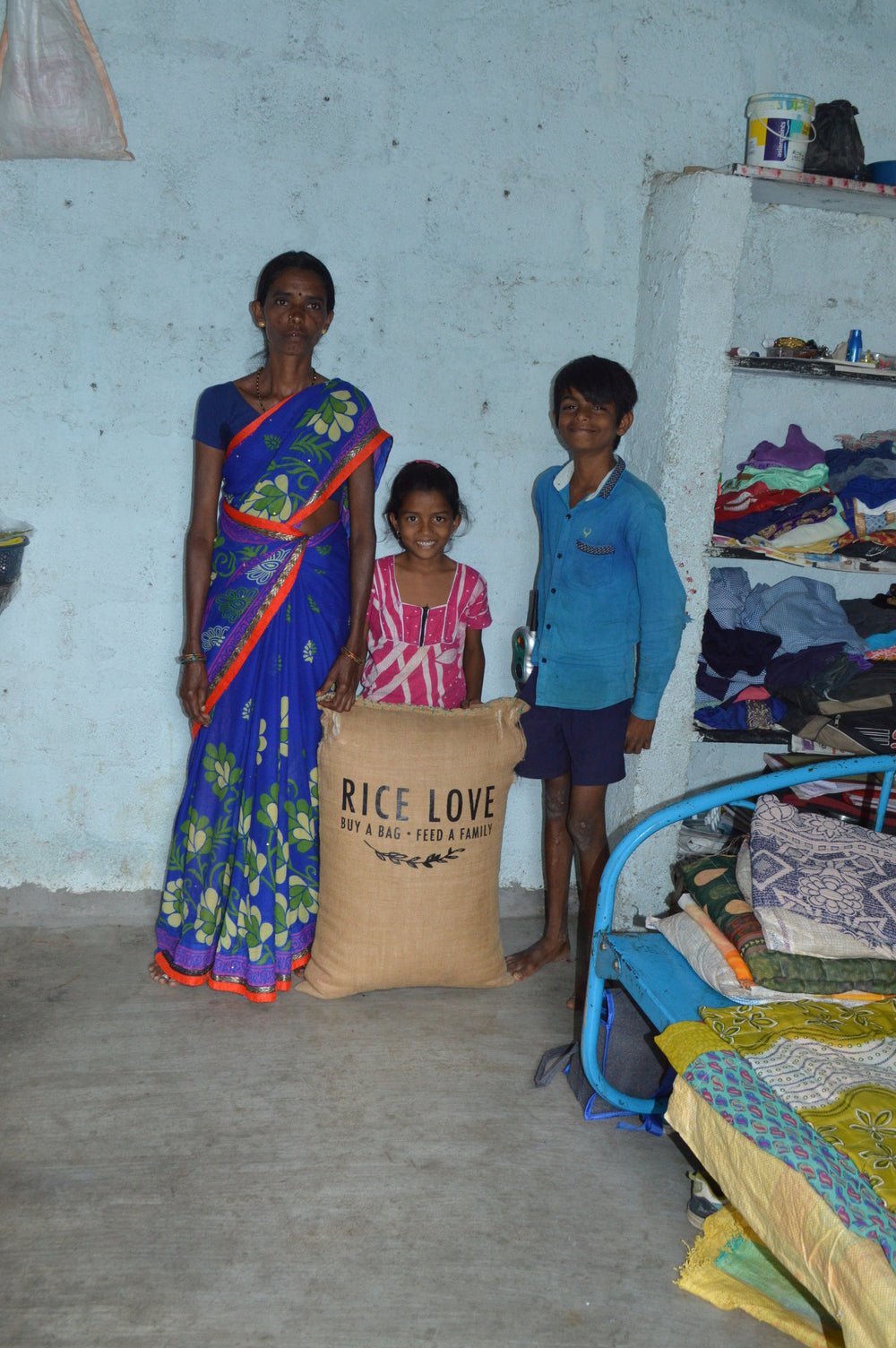 Vislavath Bujji Bai Family #835 - Rice Love