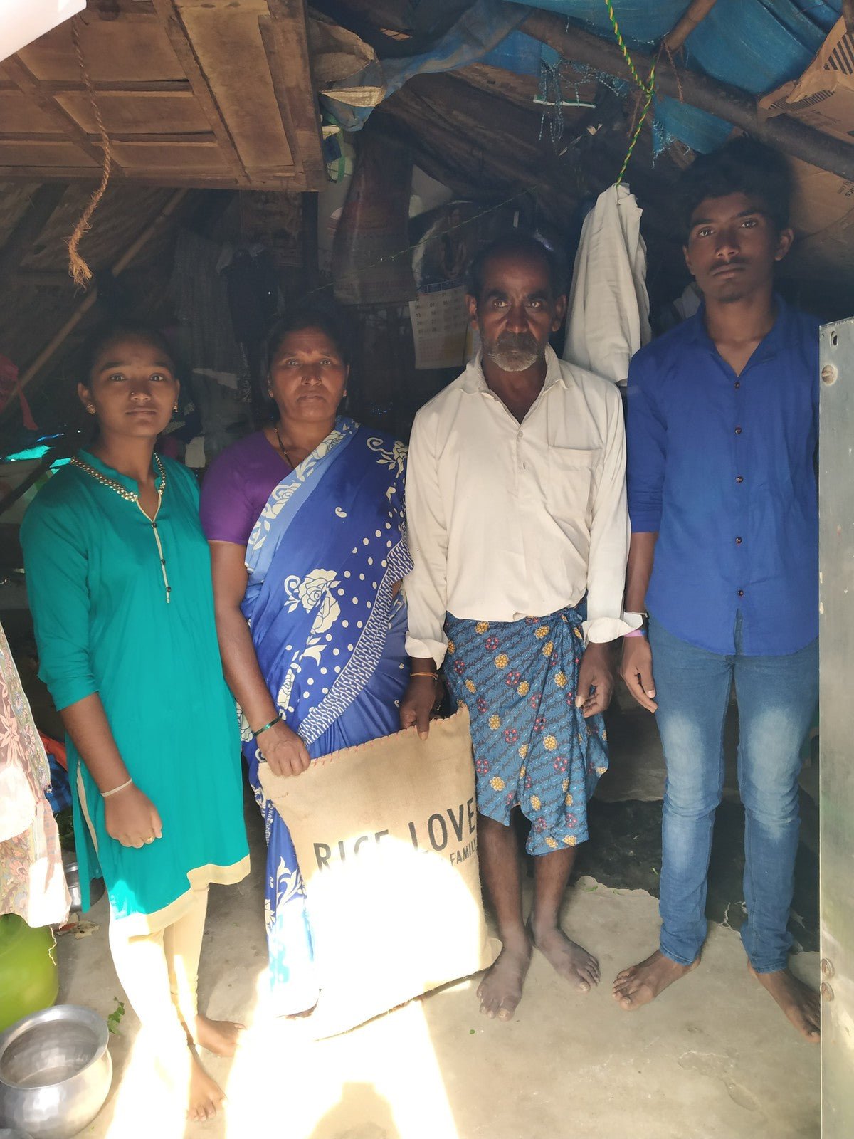 Vittal Poojari Family #1307 - Rice Love