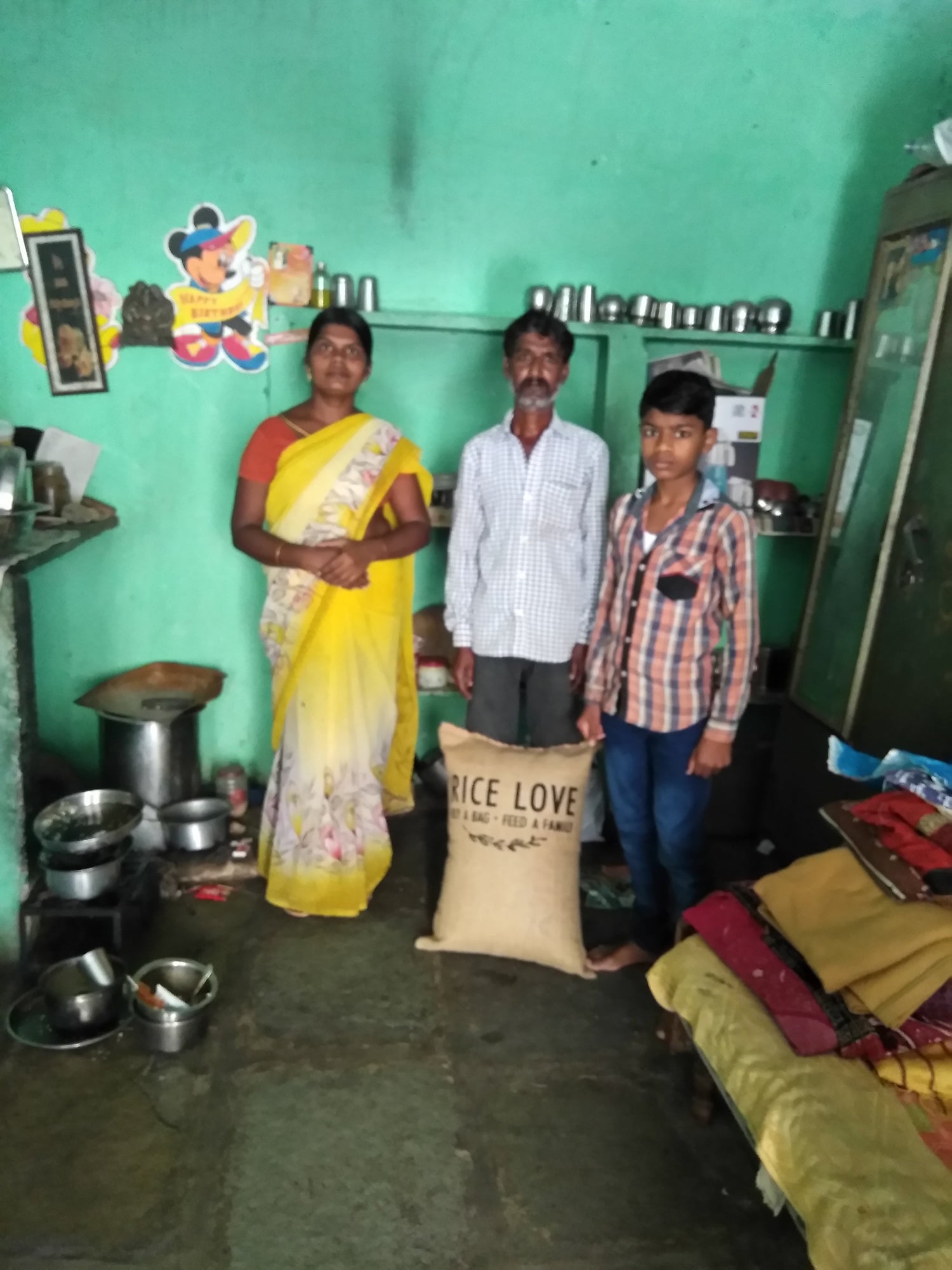 Yerravalli Srinivas Family #1094 - Rice Love