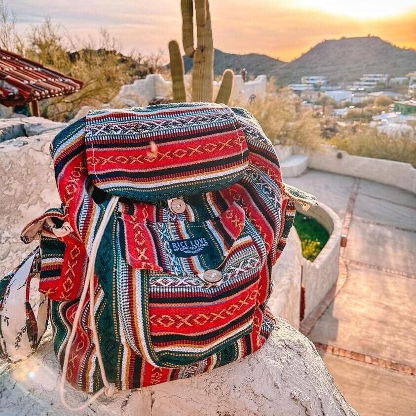 backpack for travelling india Recycled Travel Backpack Delhi